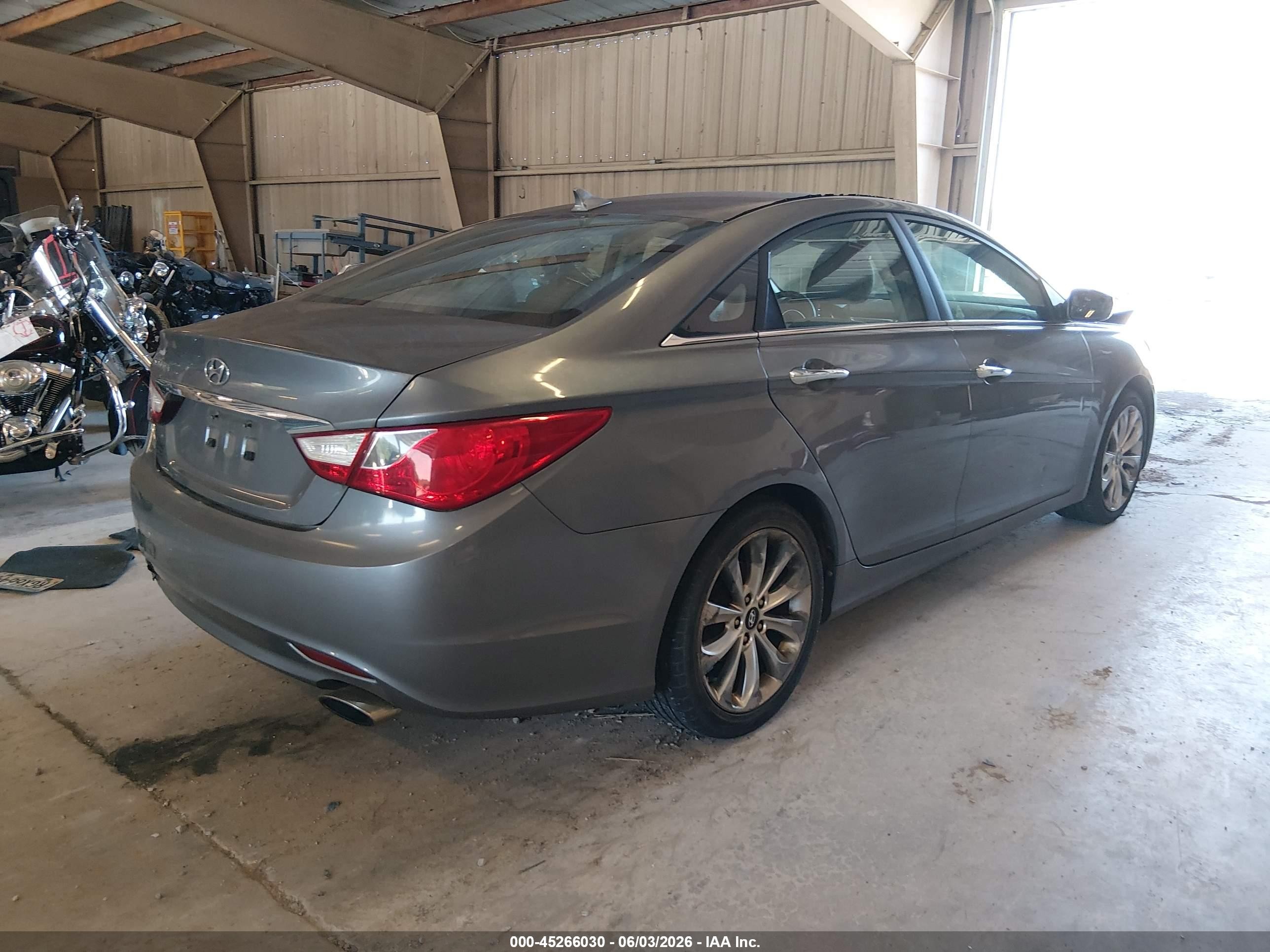 2011 Hyundai Sonata Se Серый vin: 5NPEC4ACXBH283865