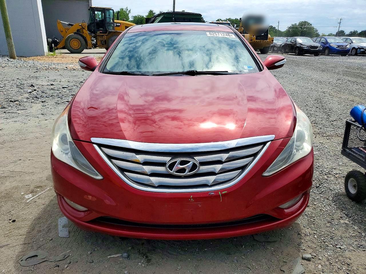 2011 Hyundai Sonata Limited Red vin: 5NPEC4ACXBH293389