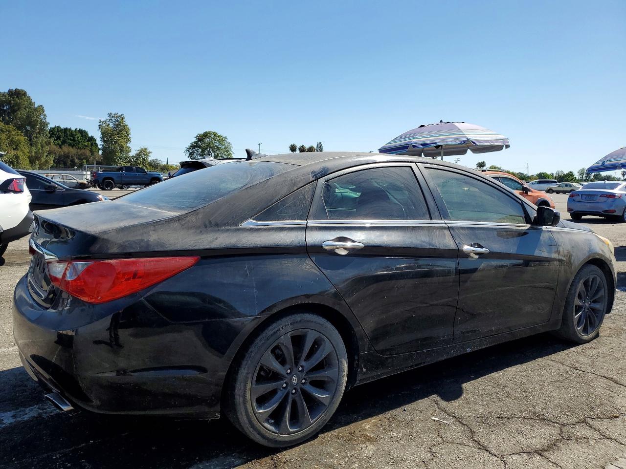 2011 Hyundai Sonata Se Black vin: 5NPEC4ACXBH297703