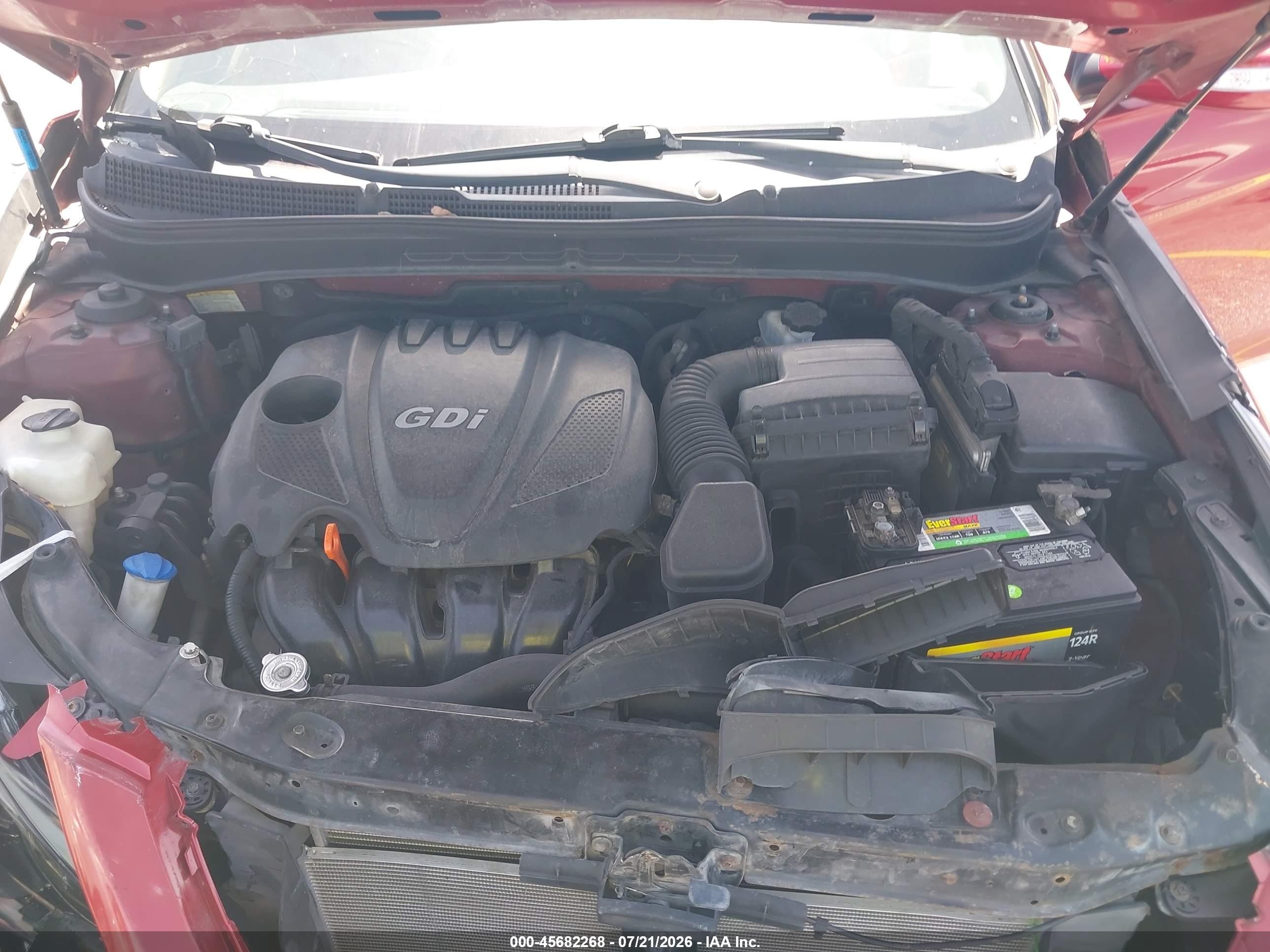 2011 Hyundai Sonata Limited Красный vin: 5NPEC4ACXBH305556