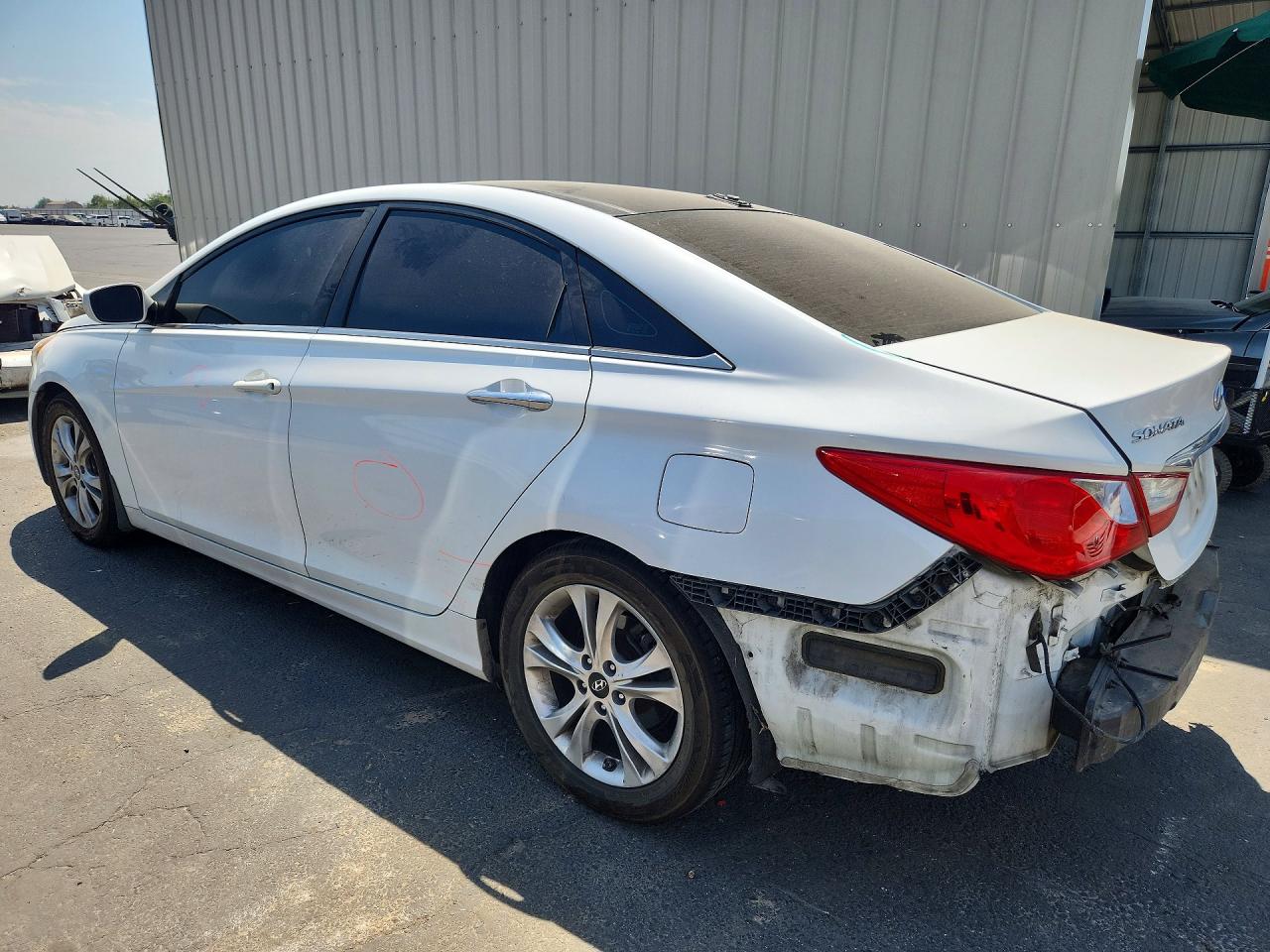 2012 Hyundai Sonata Limited White vin: 5NPEC4ACXCH368271