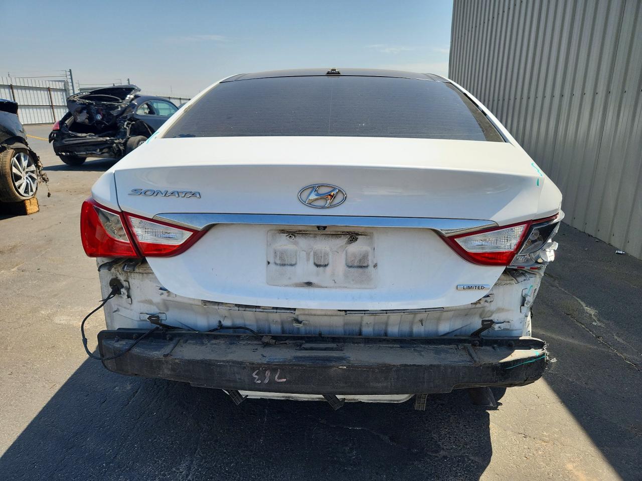 2012 Hyundai Sonata Limited White vin: 5NPEC4ACXCH368271