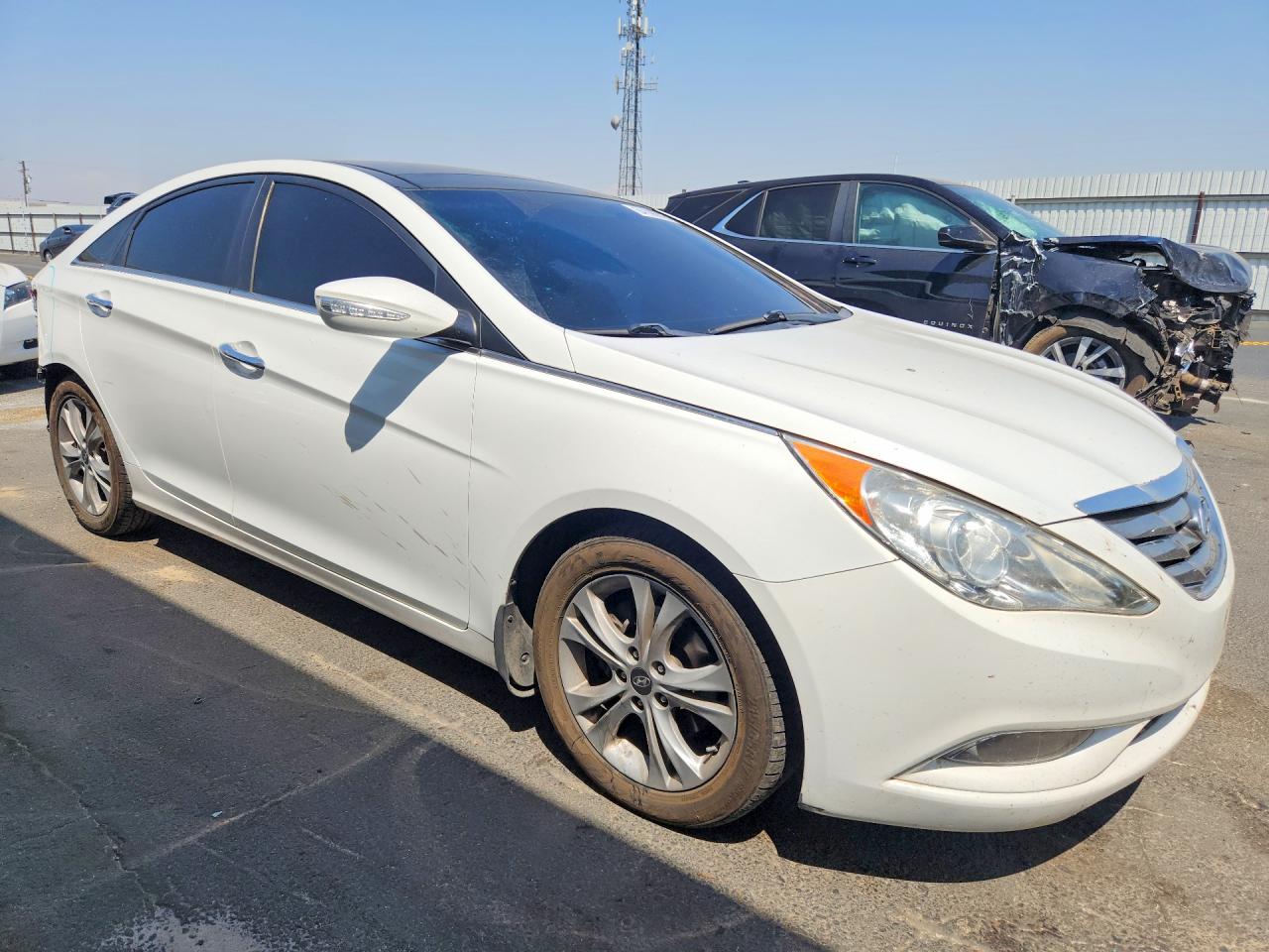2012 Hyundai Sonata Limited White vin: 5NPEC4ACXCH368271