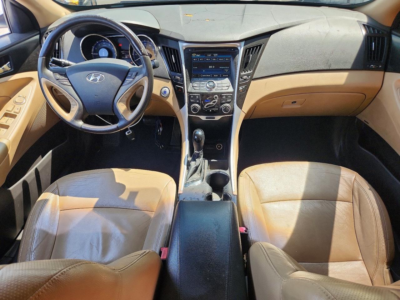 2012 Hyundai Sonata Limited White vin: 5NPEC4ACXCH368271