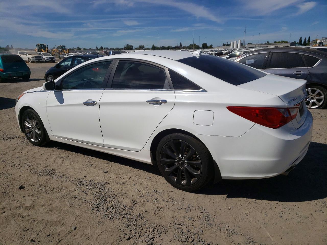 2012 Hyundai Sonata Se White vin: 5NPEC4ACXCH369677
