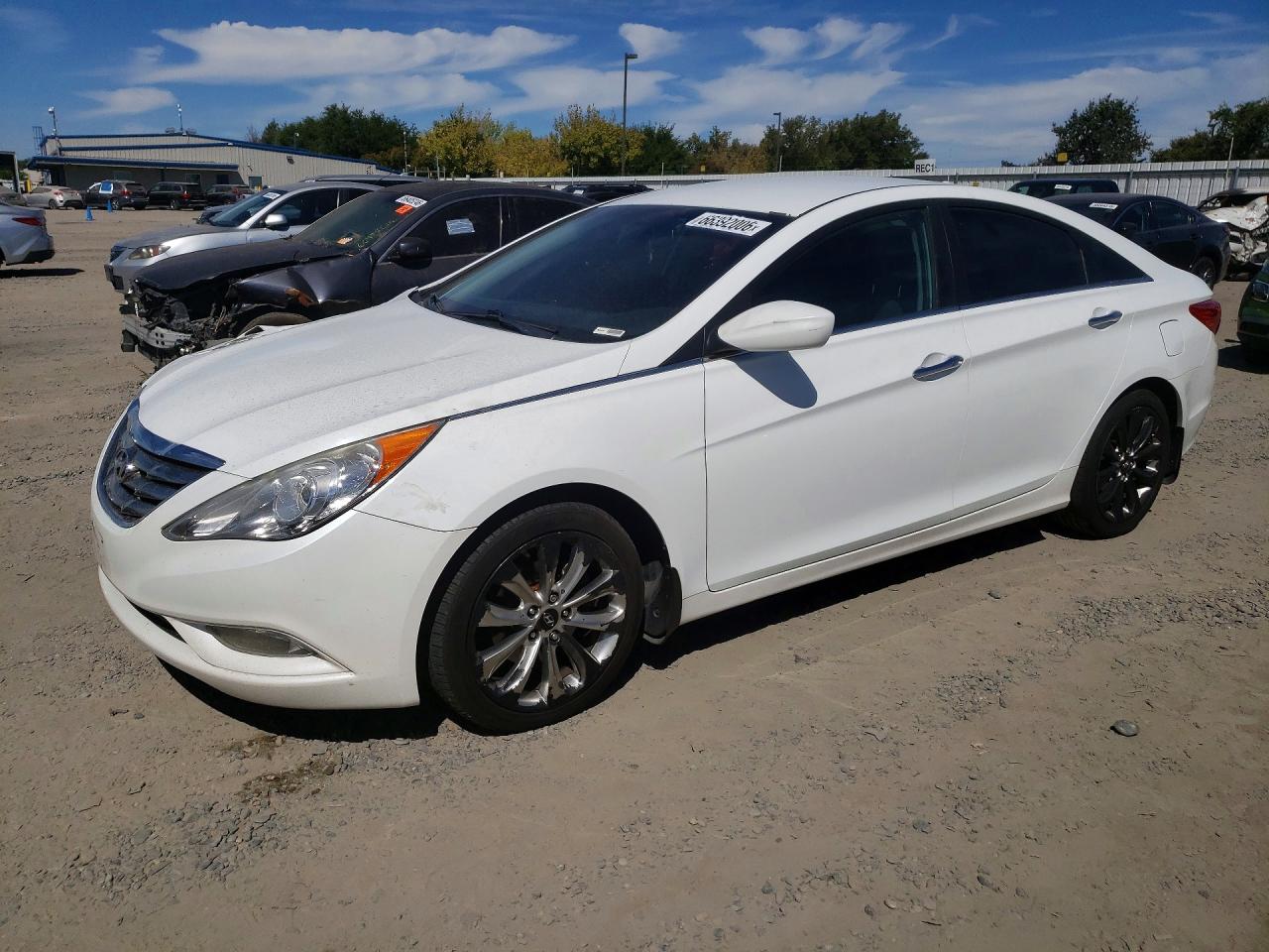 2012 Hyundai Sonata Se White vin: 5NPEC4ACXCH369677