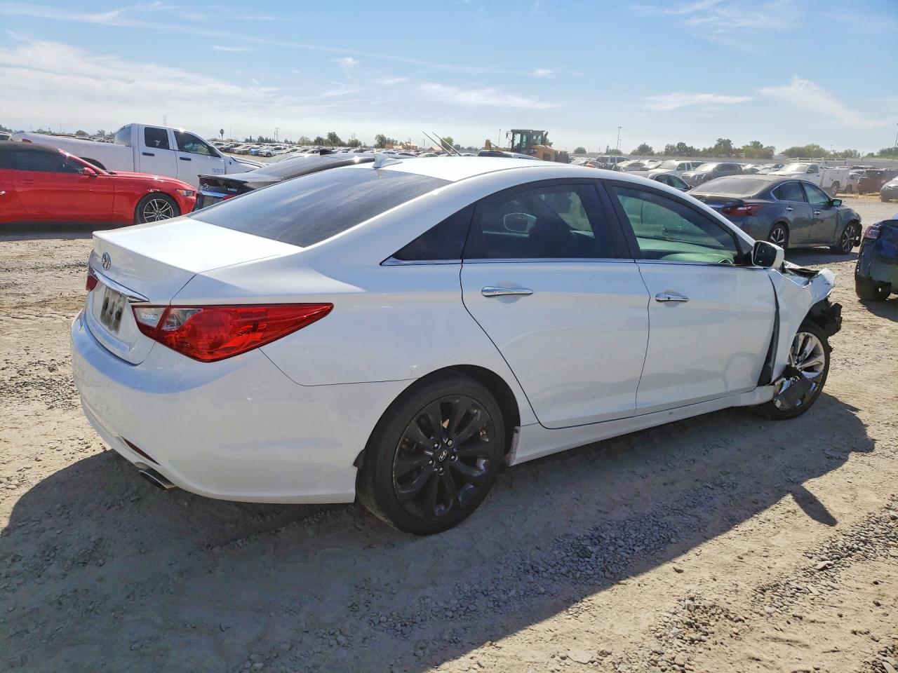 2012 Hyundai Sonata Se White vin: 5NPEC4ACXCH369677