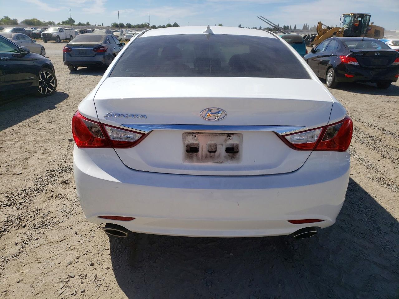 2012 Hyundai Sonata Se White vin: 5NPEC4ACXCH369677