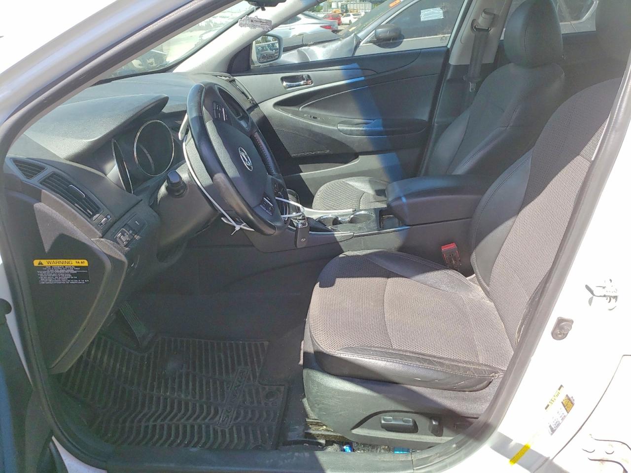 2012 Hyundai Sonata Se White vin: 5NPEC4ACXCH369677