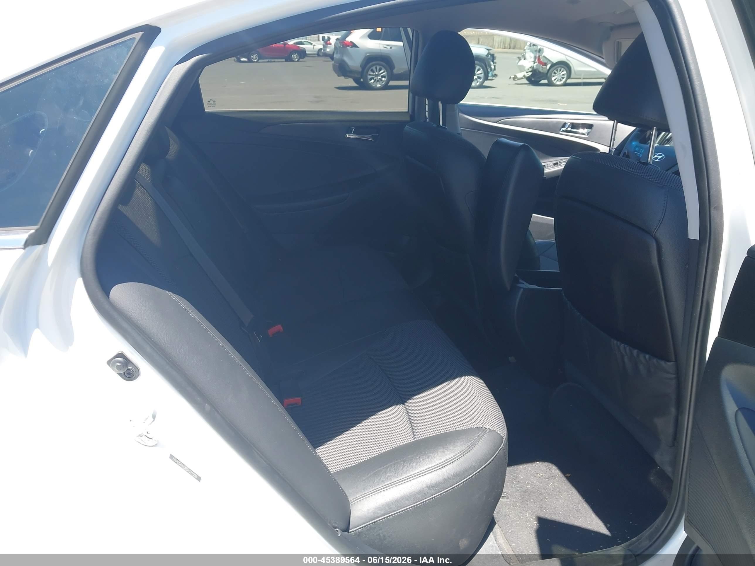 2012 Hyundai Sonata Se White vin: 5NPEC4ACXCH371526