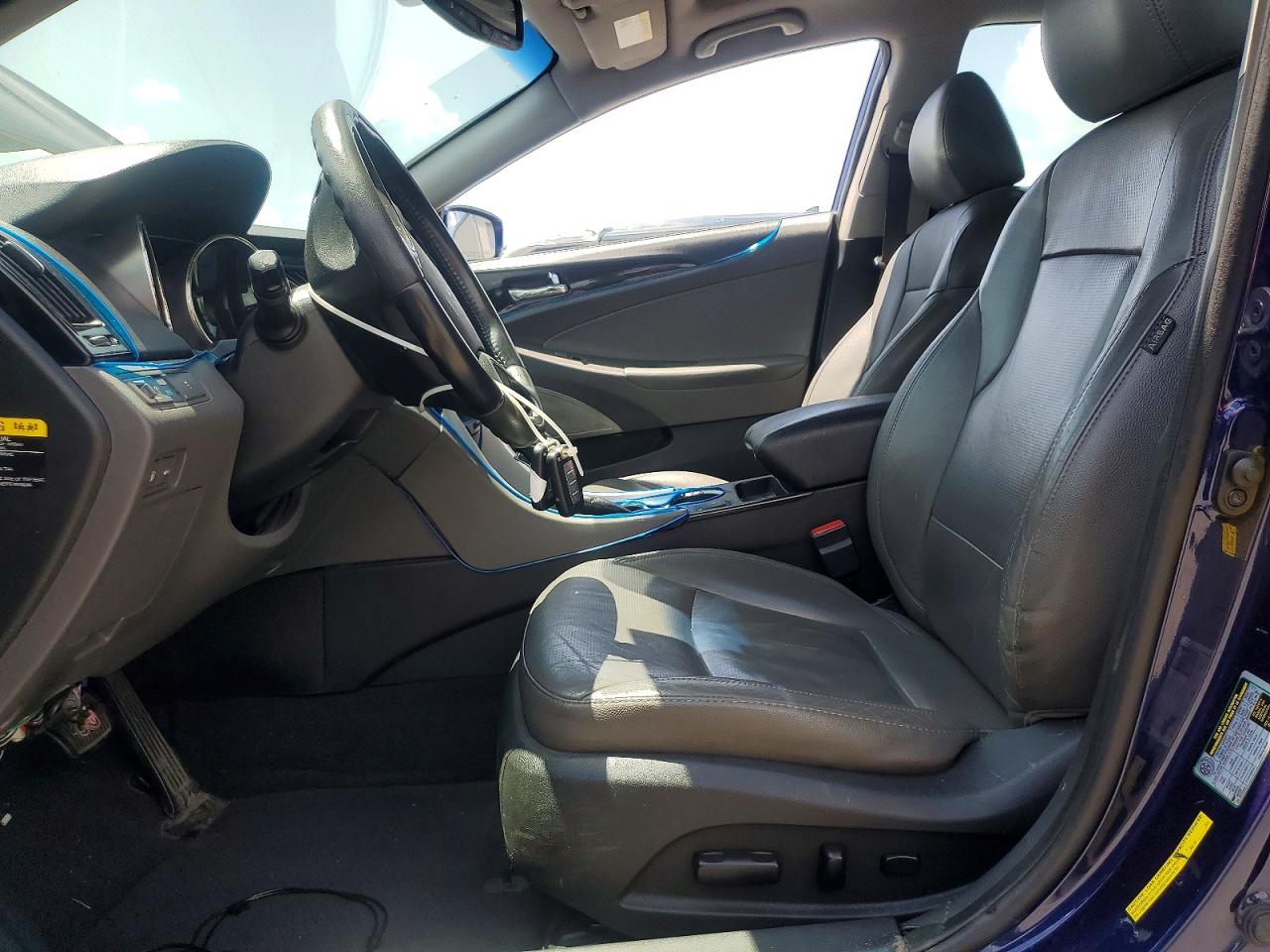 2012 Hyundai Sonata Limited Blue vin: 5NPEC4ACXCH390545