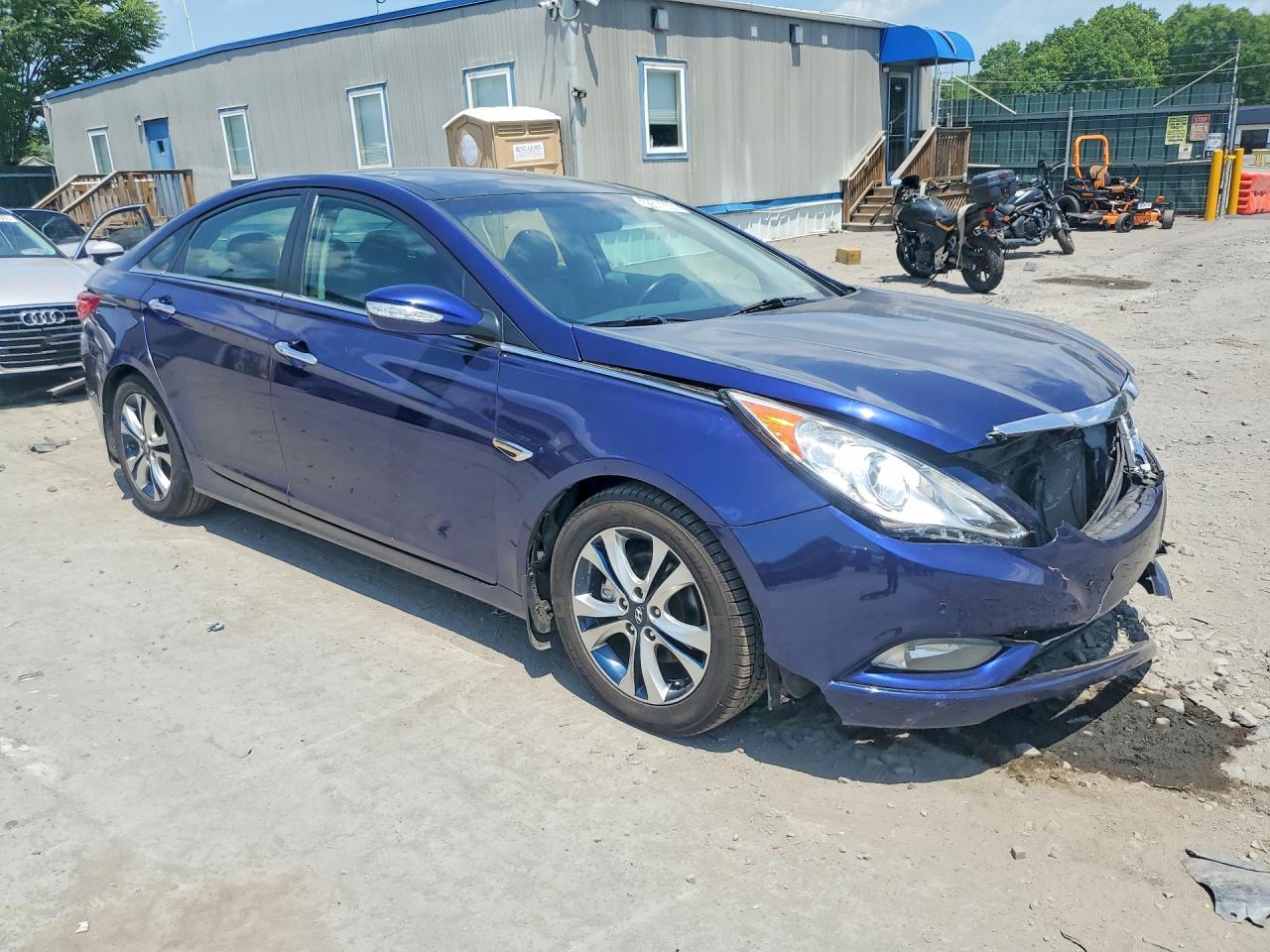2012 Hyundai Sonata Limited Blue vin: 5NPEC4ACXCH390545