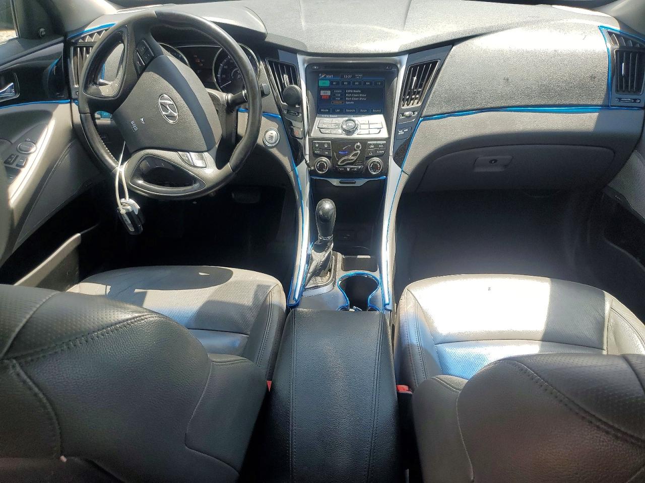 2012 Hyundai Sonata Limited Blue vin: 5NPEC4ACXCH390545