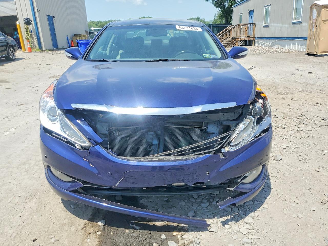 2012 Hyundai Sonata Limited Blue vin: 5NPEC4ACXCH390545
