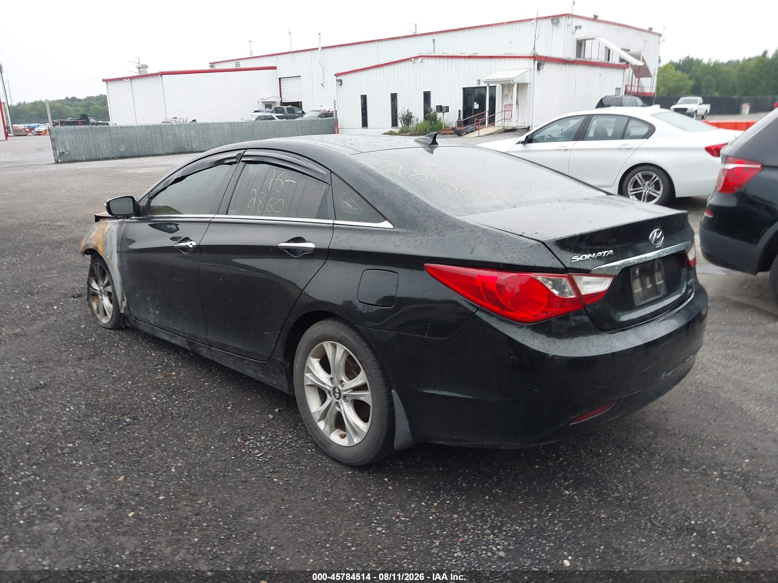 2012 Hyundai Sonata Limited Black vin: 5NPEC4ACXCH466166