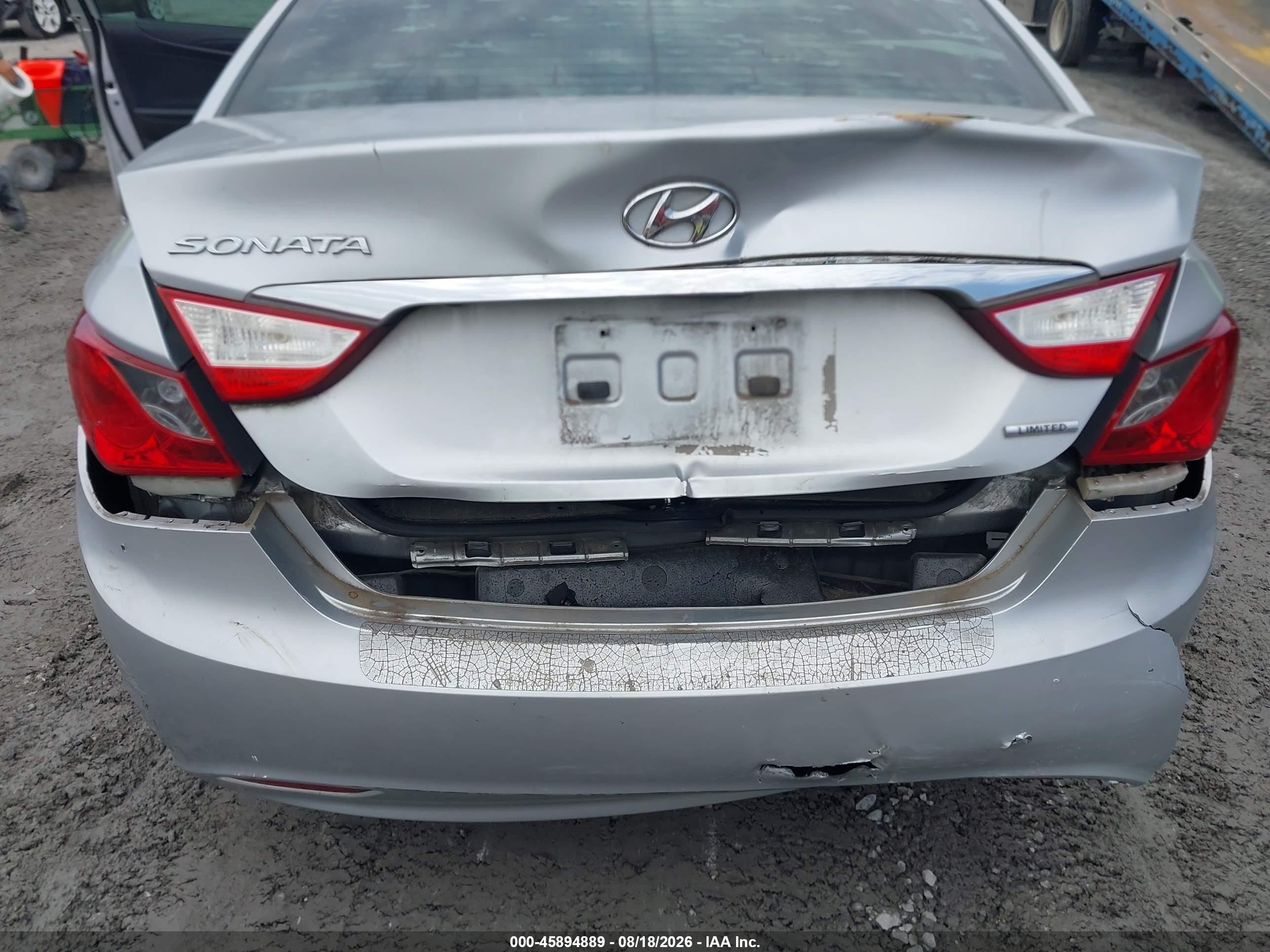 2012 Hyundai Sonata Limited Silver vin: 5NPEC4ACXCH472226