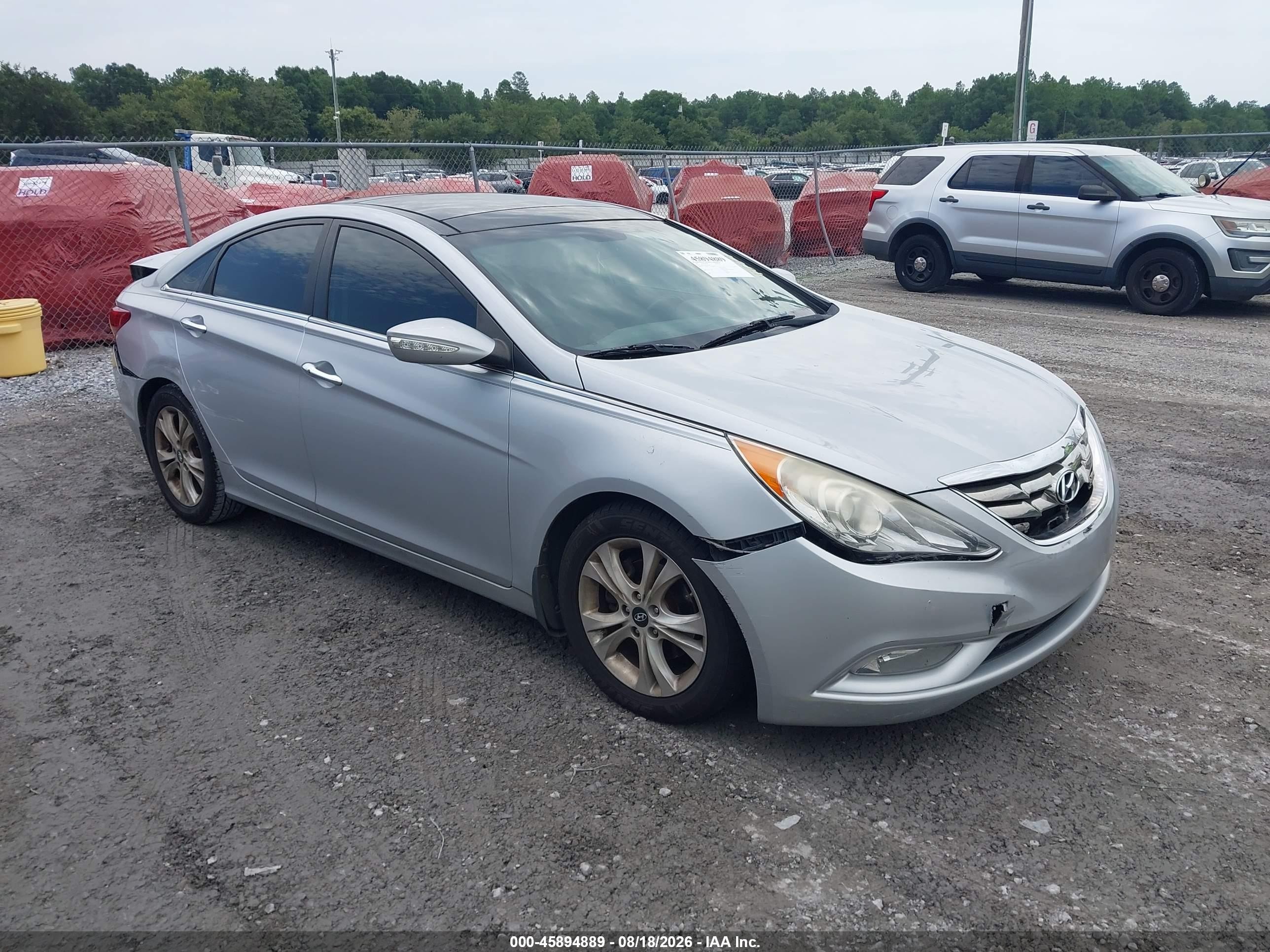 2012 Hyundai Sonata Limited Silver vin: 5NPEC4ACXCH472226