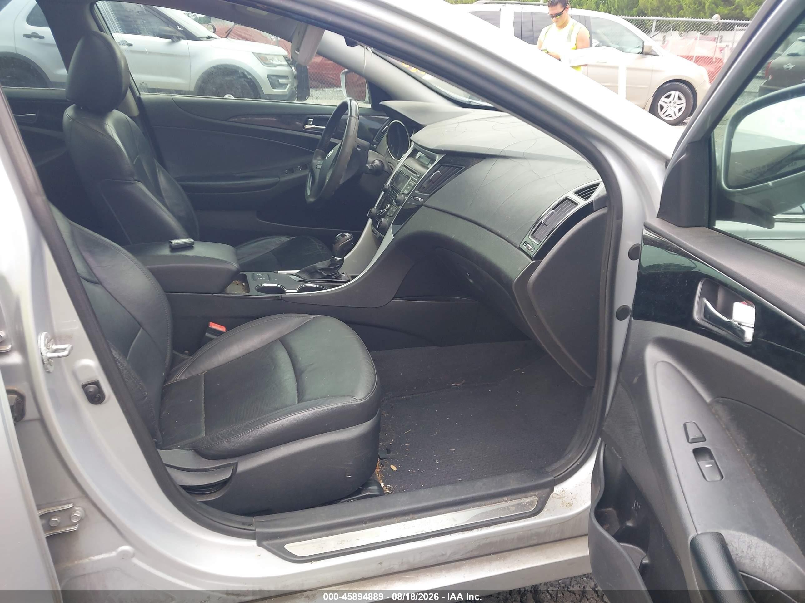 2012 Hyundai Sonata Limited Silver vin: 5NPEC4ACXCH472226