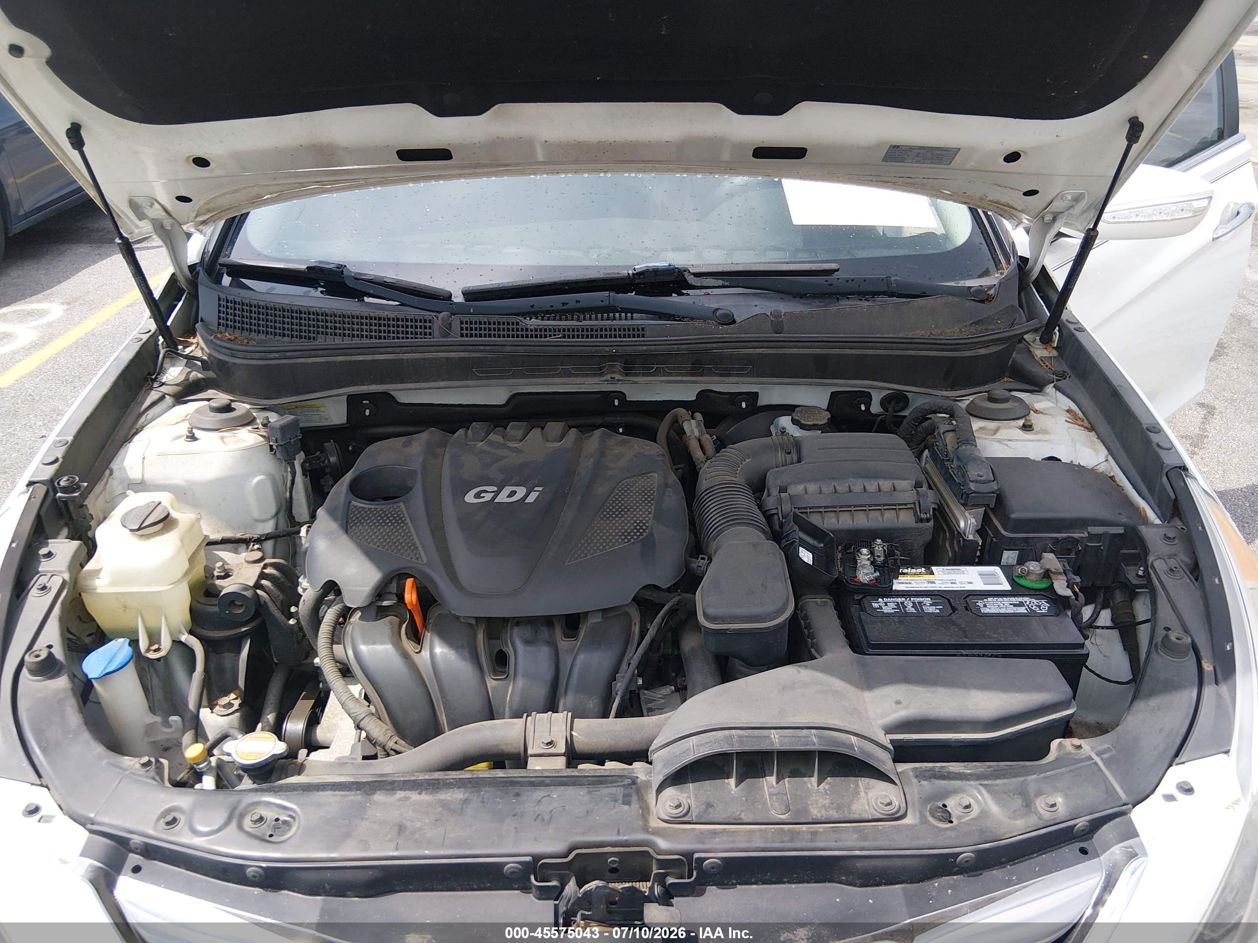 2012 Hyundai Sonata Limited White vin: 5NPEC4ACXCH472324