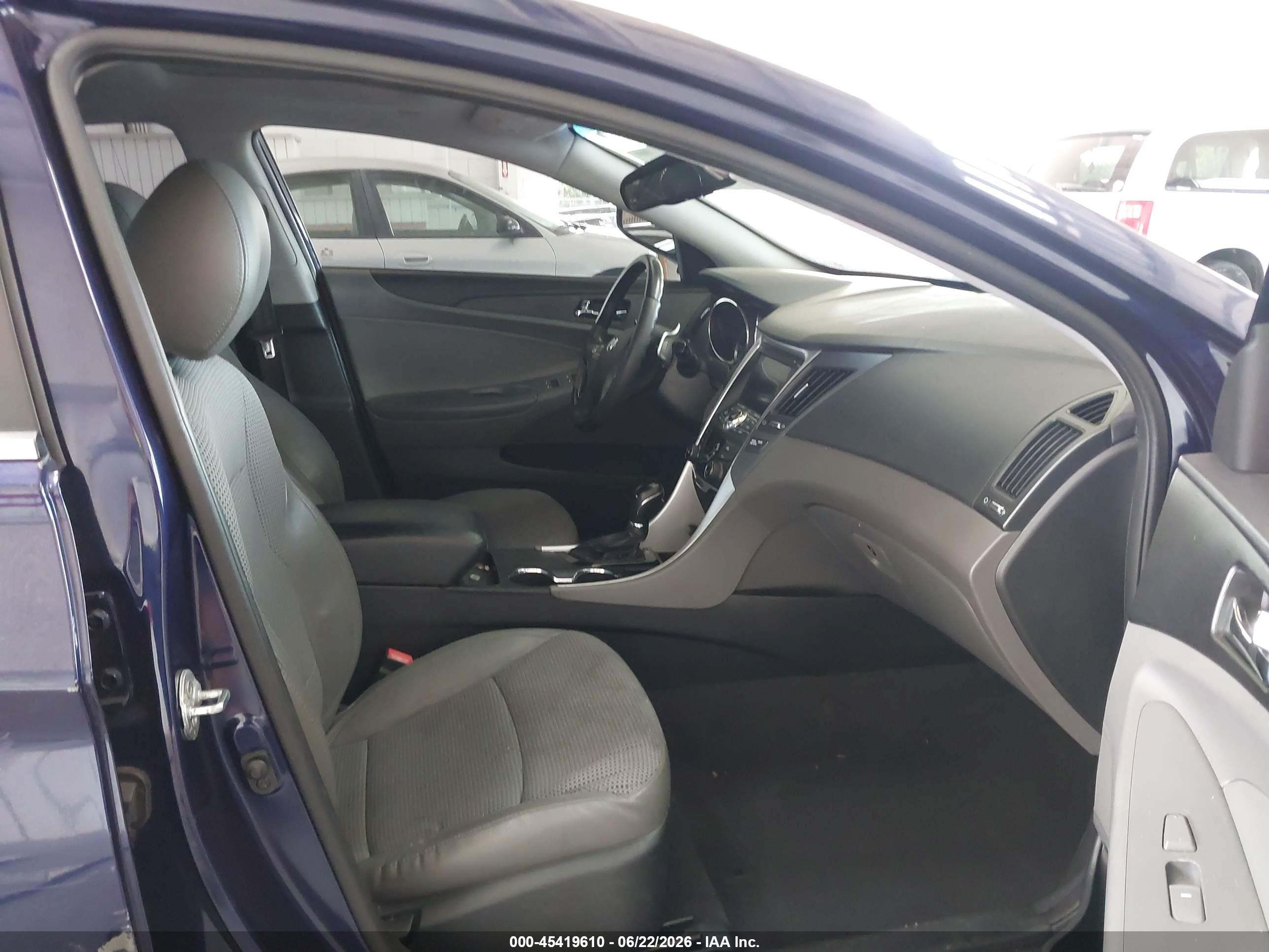 2012 Hyundai Sonata Se Blue vin: 5NPEC4ACXCH481315