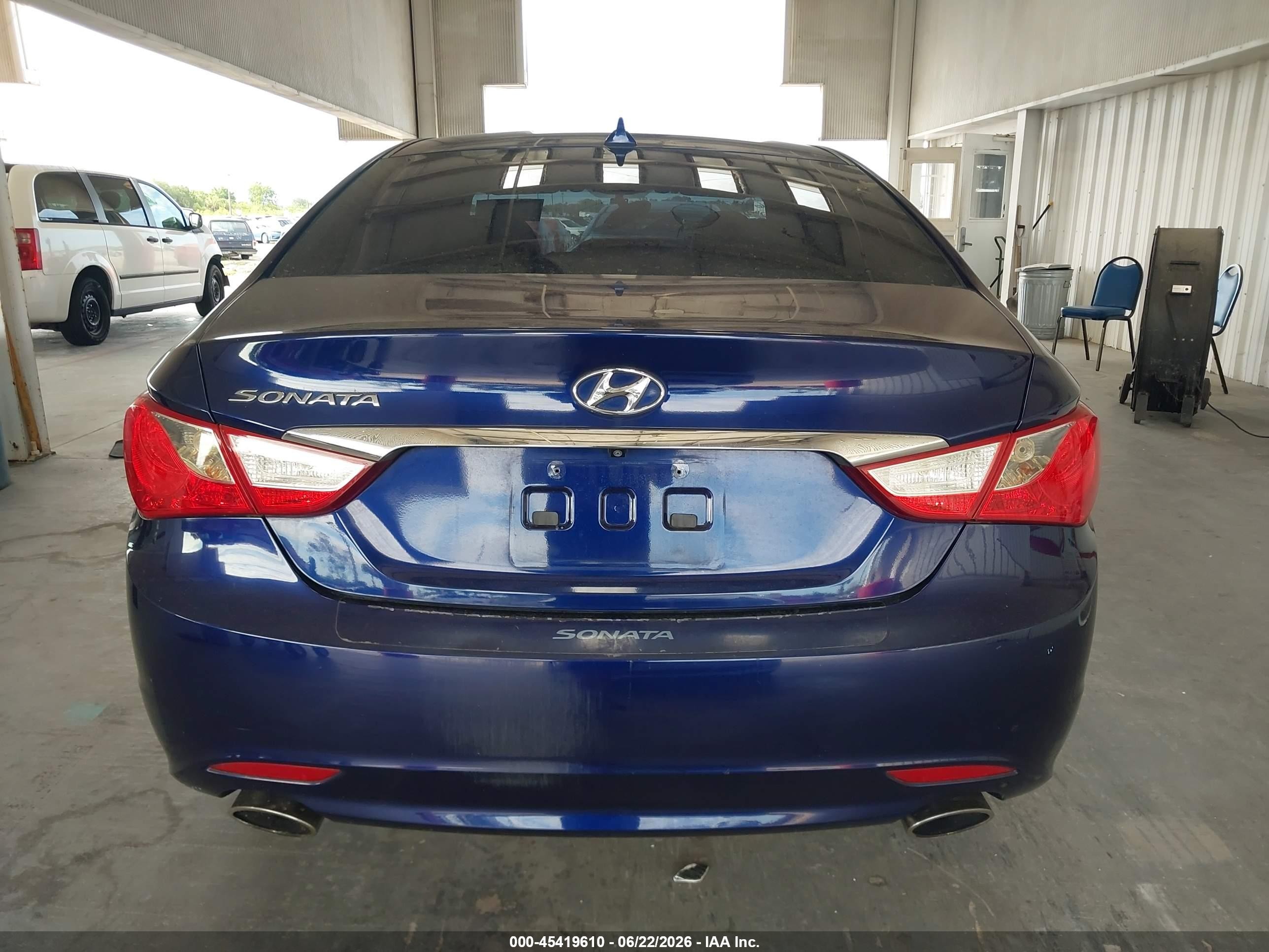 2012 Hyundai Sonata Se Blue vin: 5NPEC4ACXCH481315