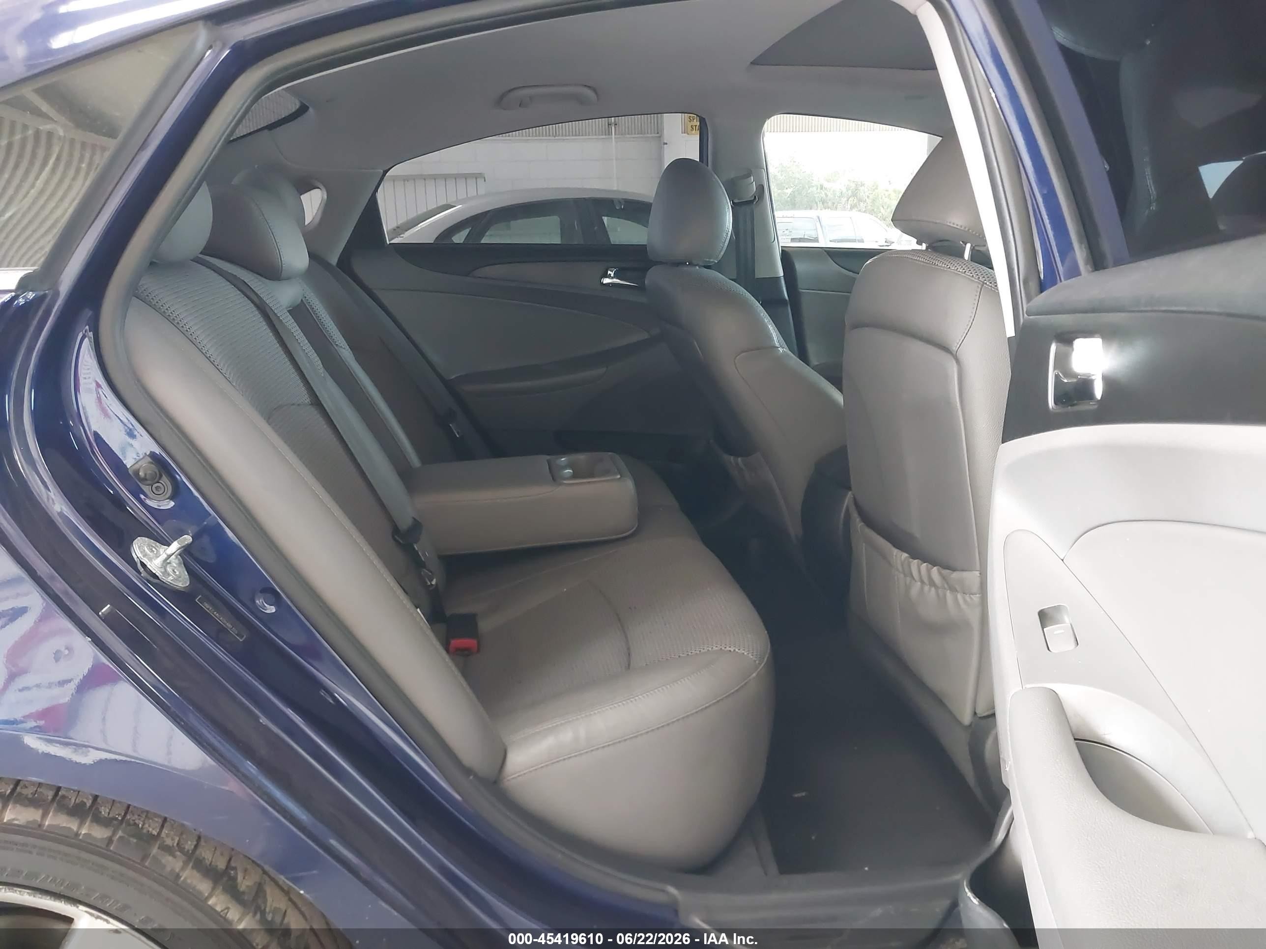2012 Hyundai Sonata Se Blue vin: 5NPEC4ACXCH481315