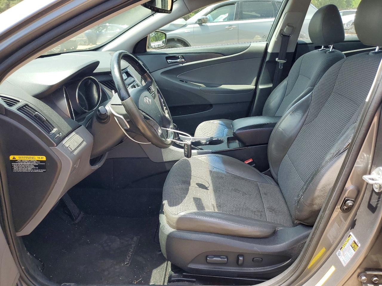 2012 Hyundai Sonata Se Gray vin: 5NPEC4ACXCH489950