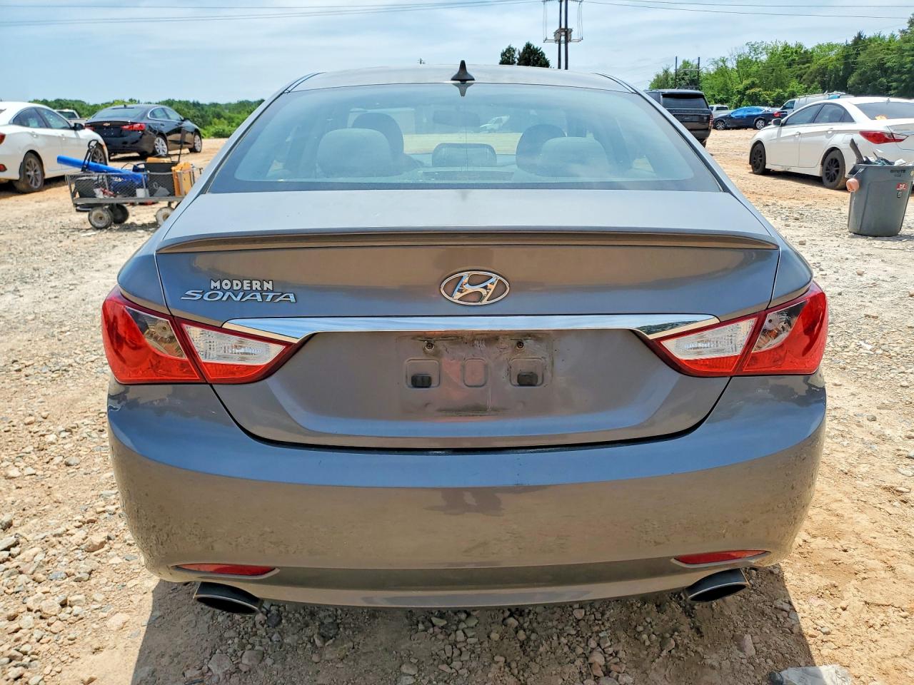 2012 Hyundai Sonata Se Gray vin: 5NPEC4ACXCH489950