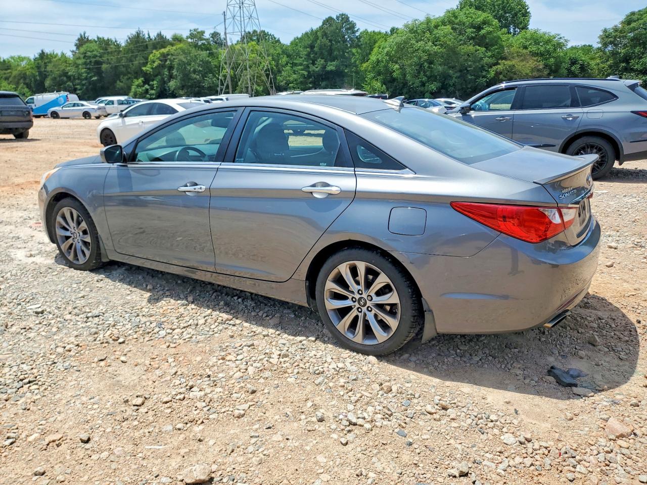 2012 Hyundai Sonata Se Gray vin: 5NPEC4ACXCH489950