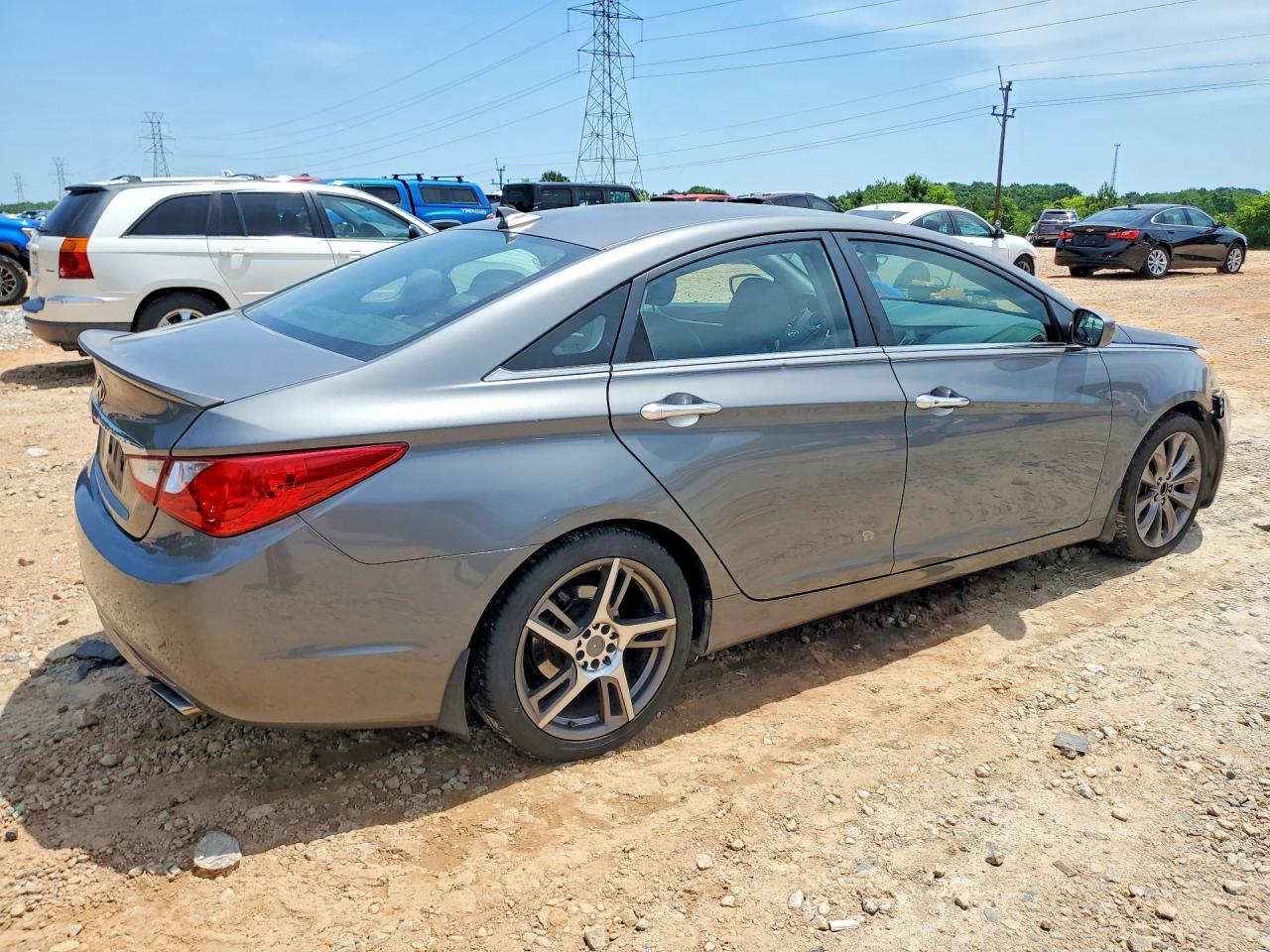 2012 Hyundai Sonata Se Gray vin: 5NPEC4ACXCH489950
