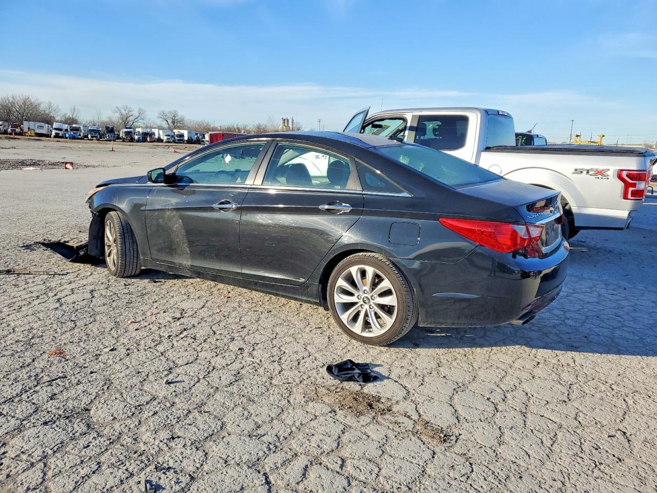 2013 Hyundai Sonata Se Black vin: 5NPEC4ACXDH513777