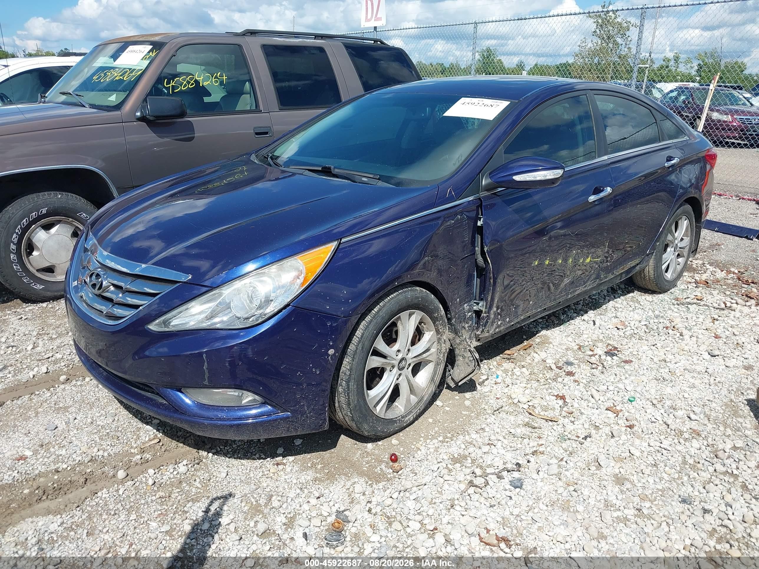 2013 Hyundai Sonata Limited Blue vin: 5NPEC4ACXDH515674