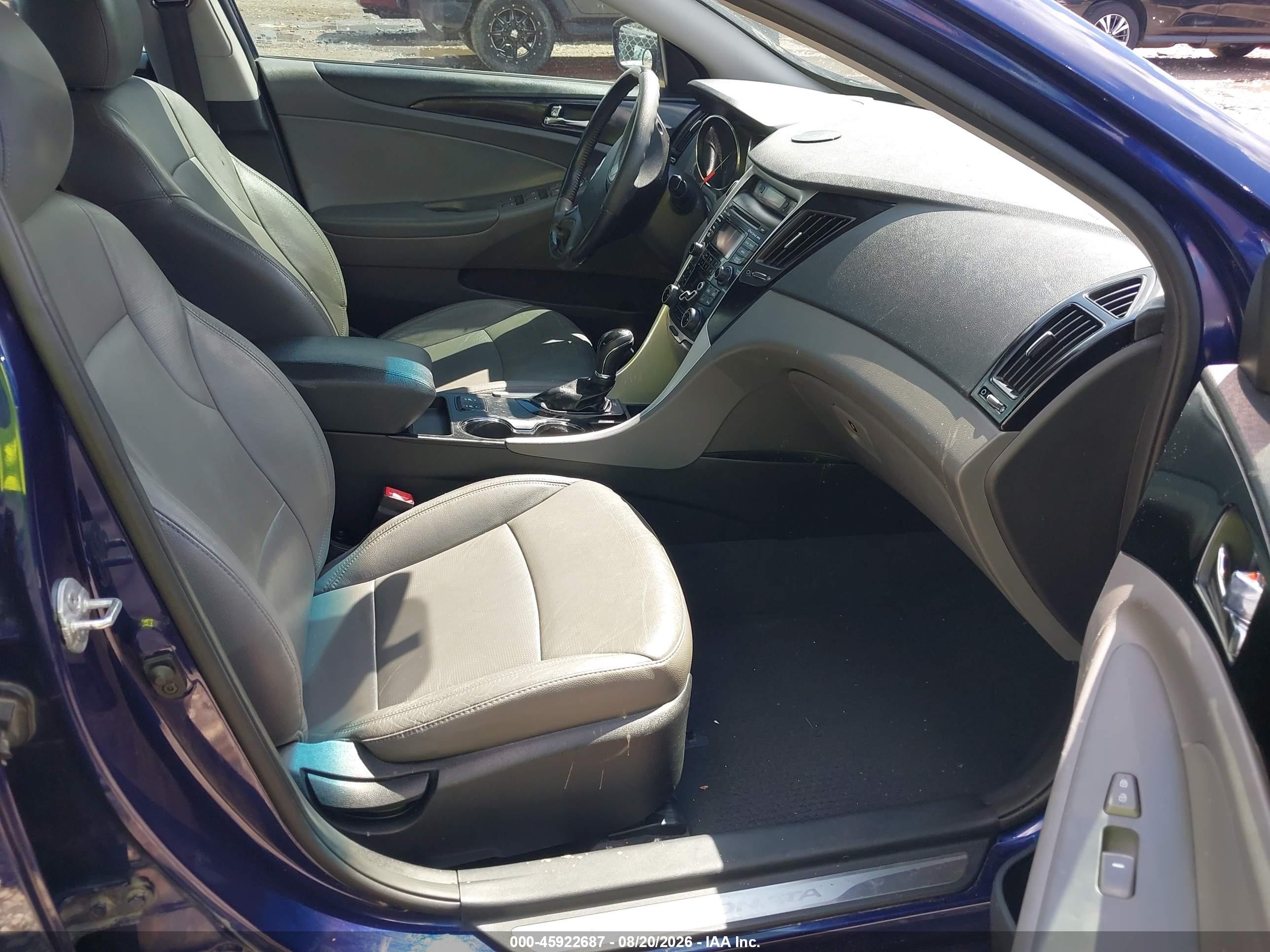 2013 Hyundai Sonata Limited Blue vin: 5NPEC4ACXDH515674