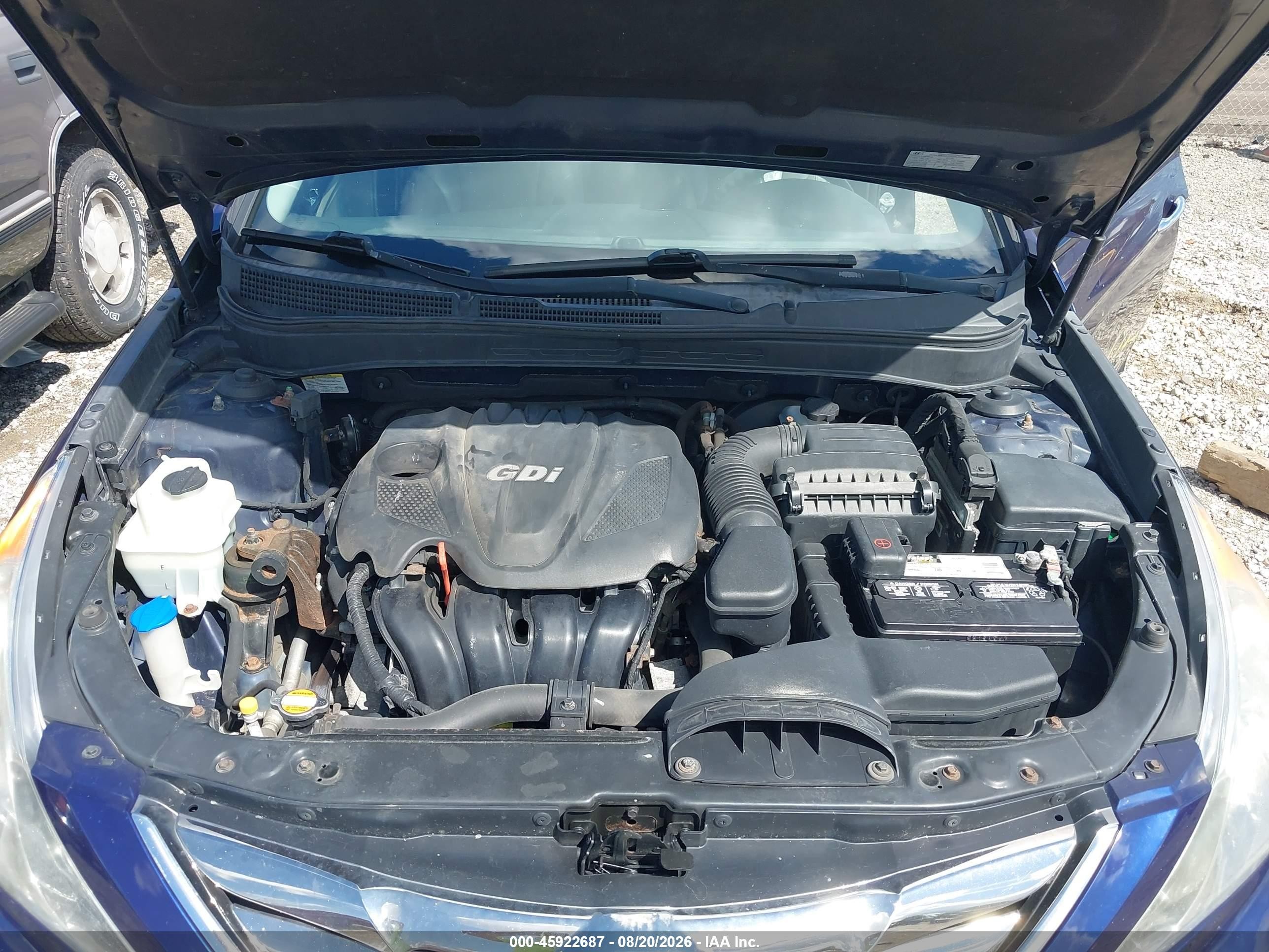 2013 Hyundai Sonata Limited Blue vin: 5NPEC4ACXDH515674