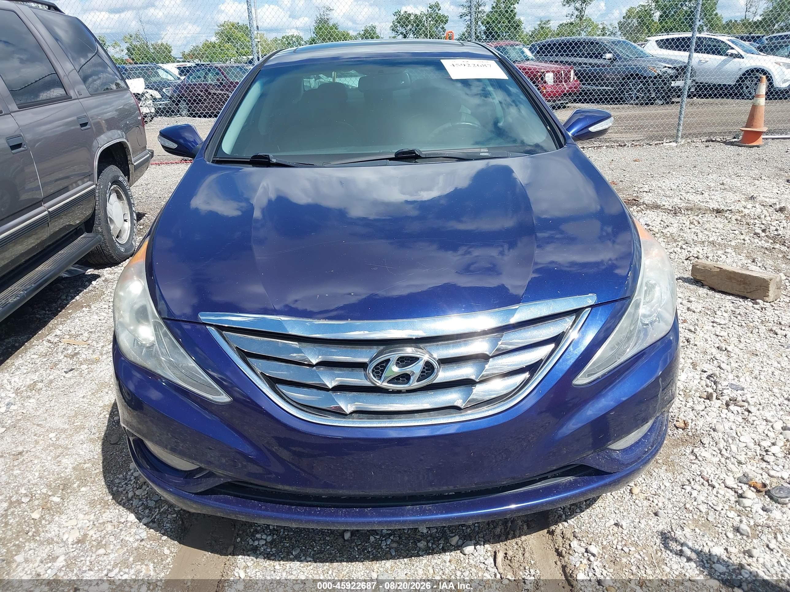 2013 Hyundai Sonata Limited Blue vin: 5NPEC4ACXDH515674