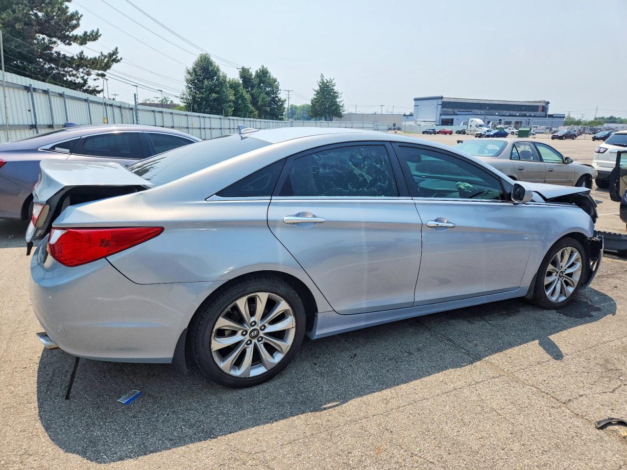 2013 Hyundai Sonata Se Silver vin: 5NPEC4ACXDH589032