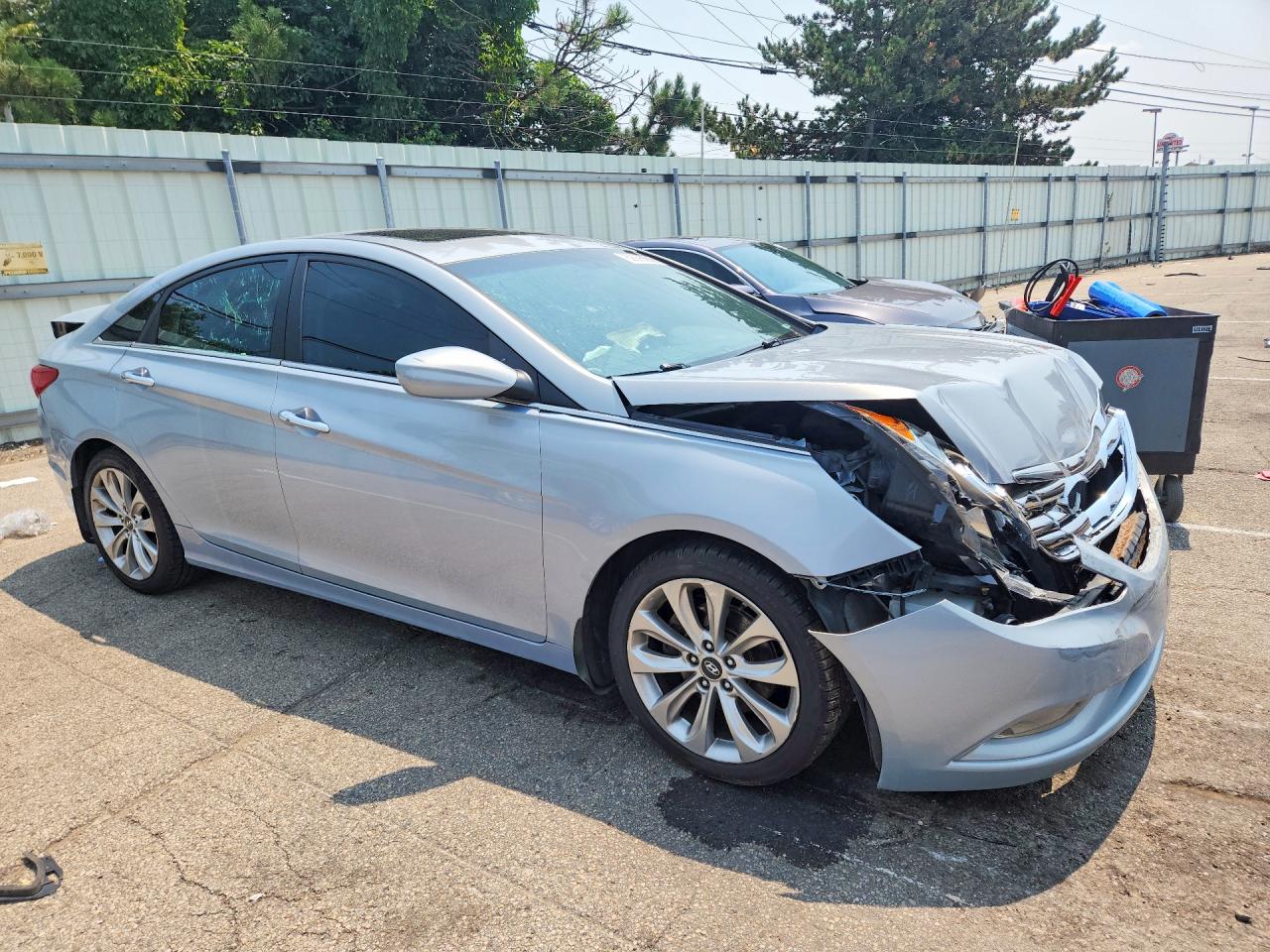 2013 Hyundai Sonata Se Silver vin: 5NPEC4ACXDH589032