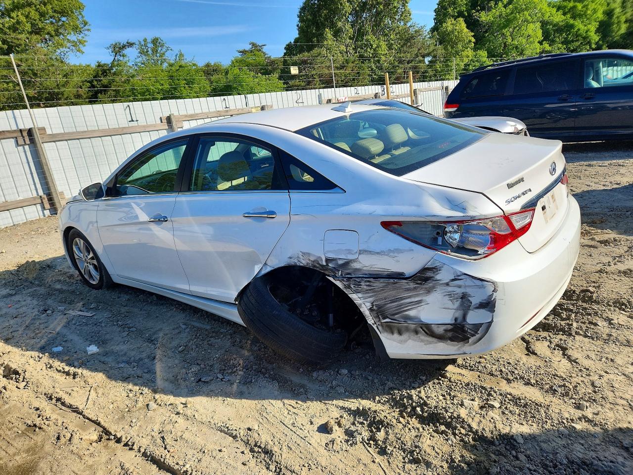 2013 Hyundai Sonata Limited White vin: 5NPEC4ACXDH622756
