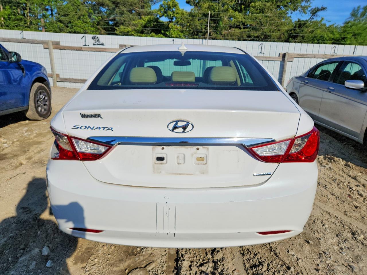 2013 Hyundai Sonata Limited White vin: 5NPEC4ACXDH622756
