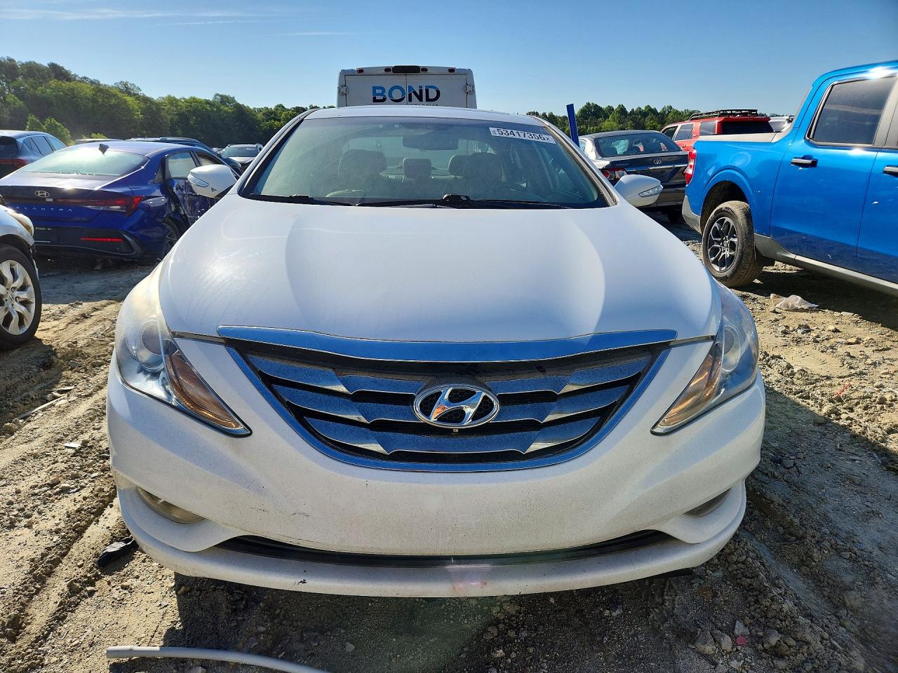 2013 Hyundai Sonata Limited White vin: 5NPEC4ACXDH622756