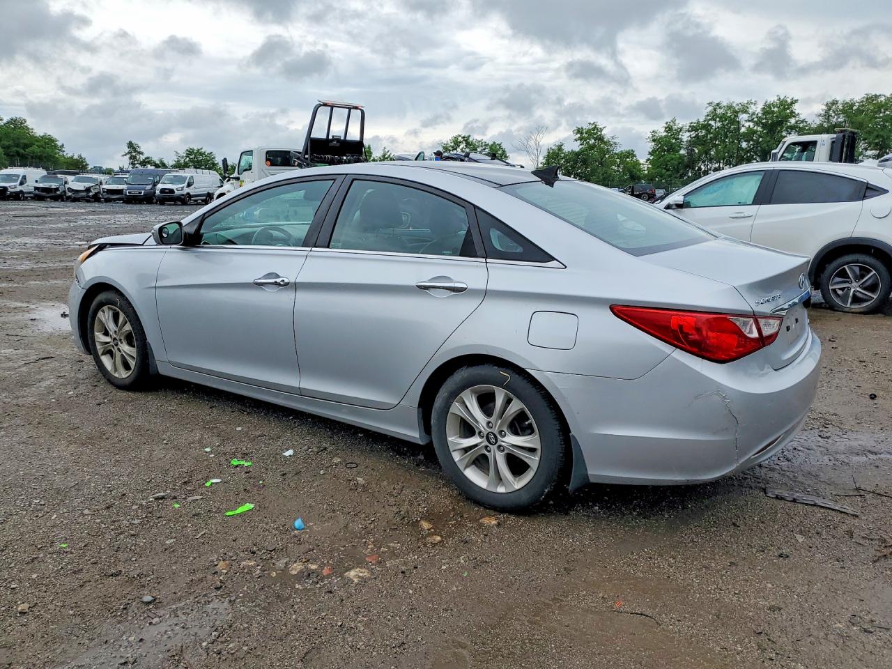 2013 Hyundai Sonata Limited Silver vin: 5NPEC4ACXDH625785