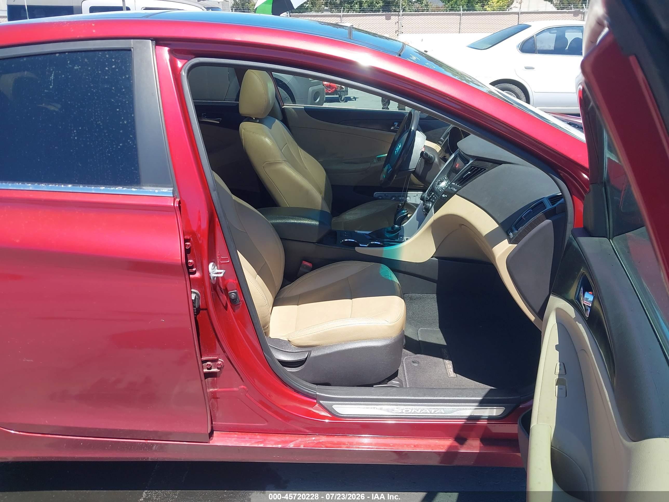 2013 Hyundai Sonata Limited Red vin: 5NPEC4ACXDH633868