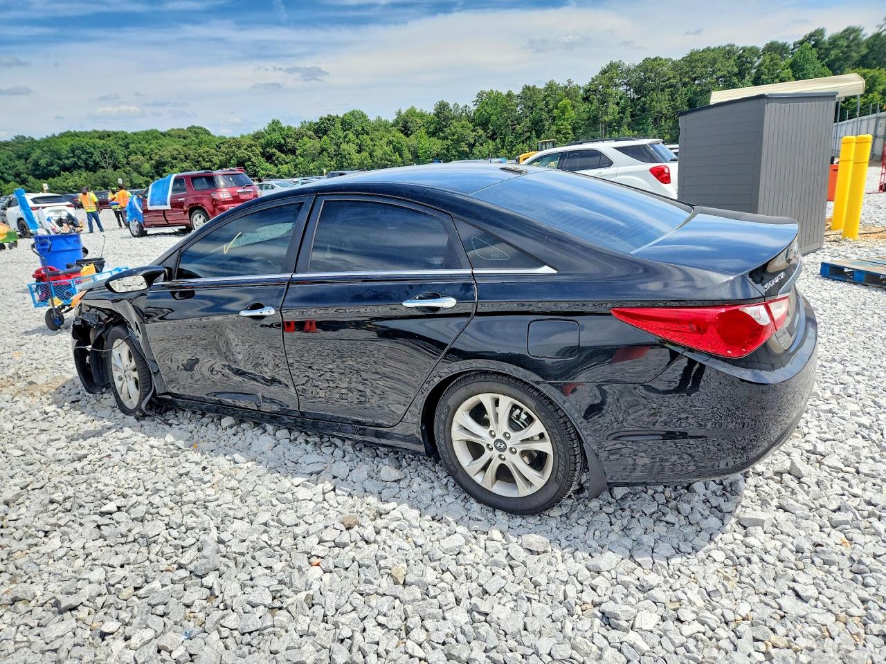 2013 Hyundai Sonata Limited Black vin: 5NPEC4ACXDH657152