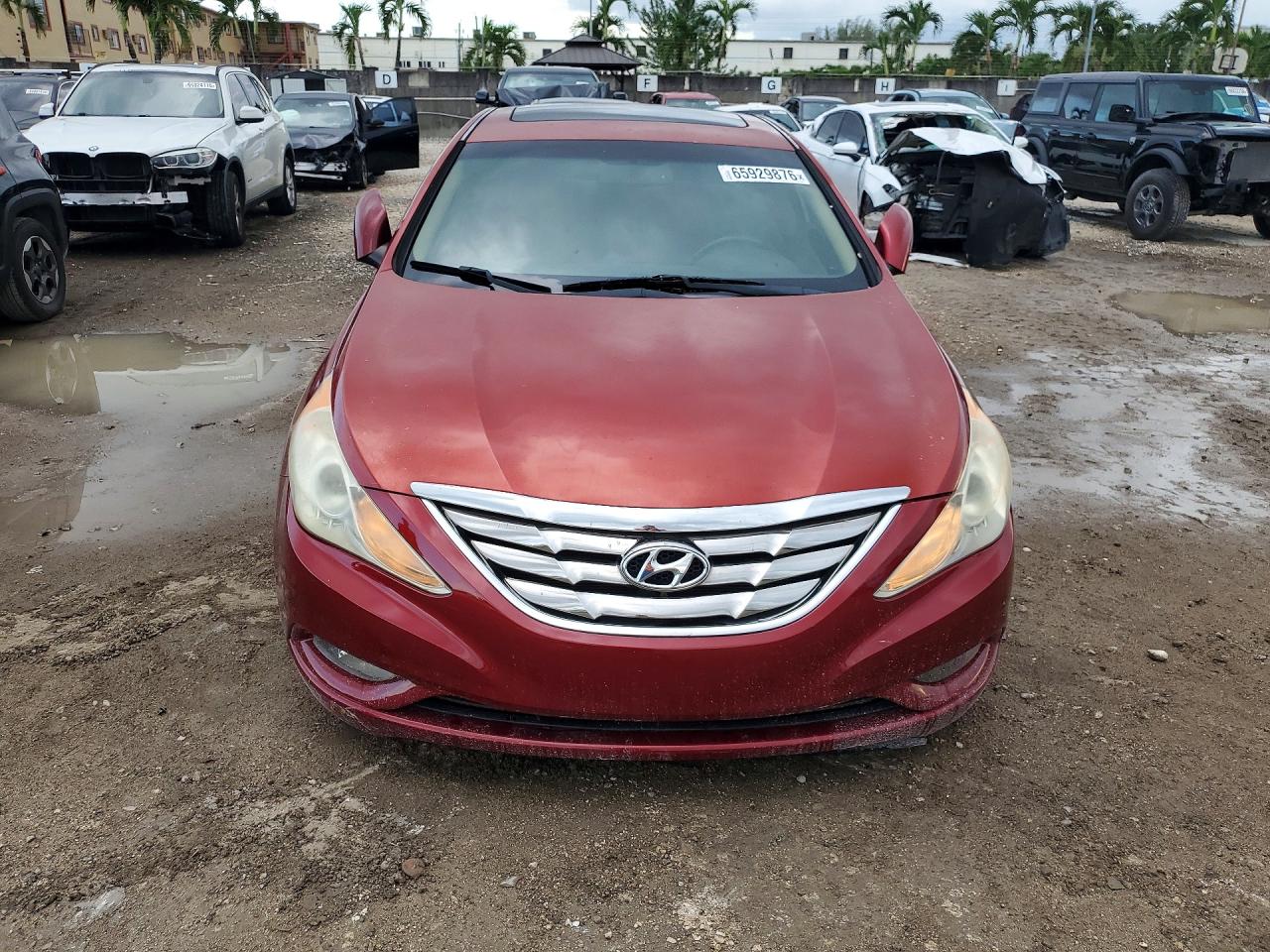 2013 Hyundai Sonata Limited Red vin: 5NPEC4ACXDH669298