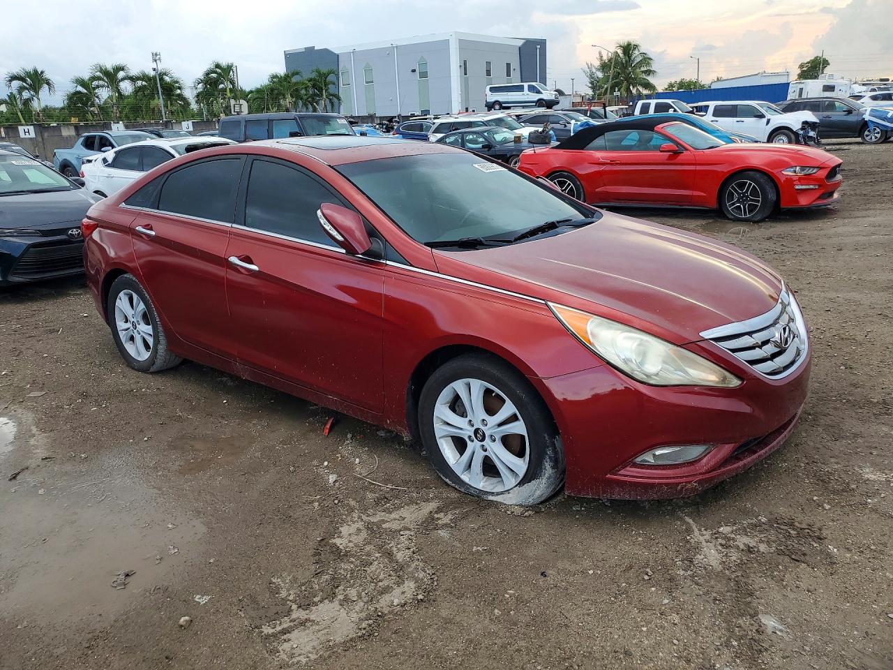 2013 Hyundai Sonata Limited Red vin: 5NPEC4ACXDH669298