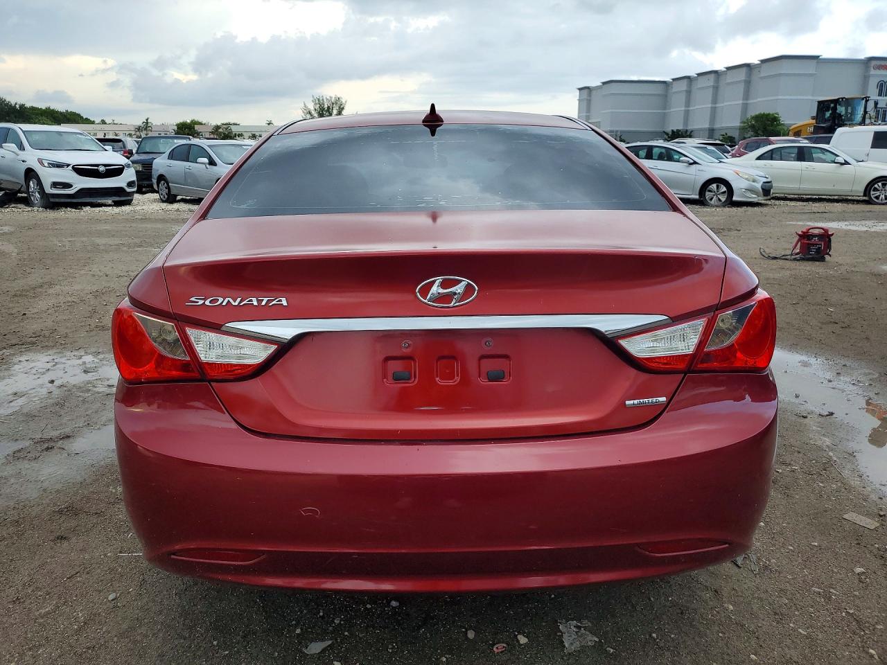2013 Hyundai Sonata Limited Красный vin: 5NPEC4ACXDH669298