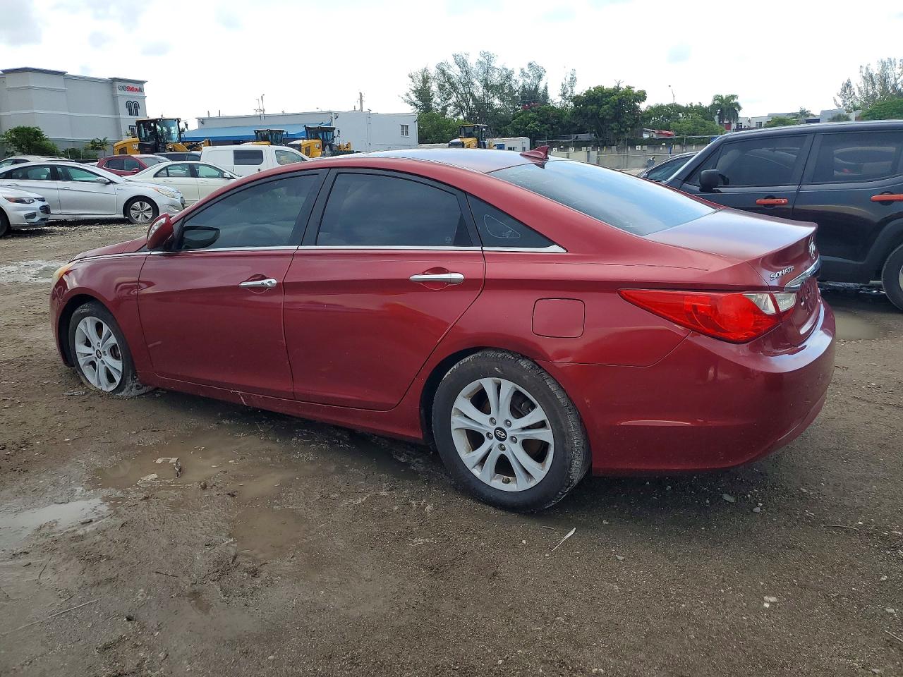 2013 Hyundai Sonata Limited Красный vin: 5NPEC4ACXDH669298