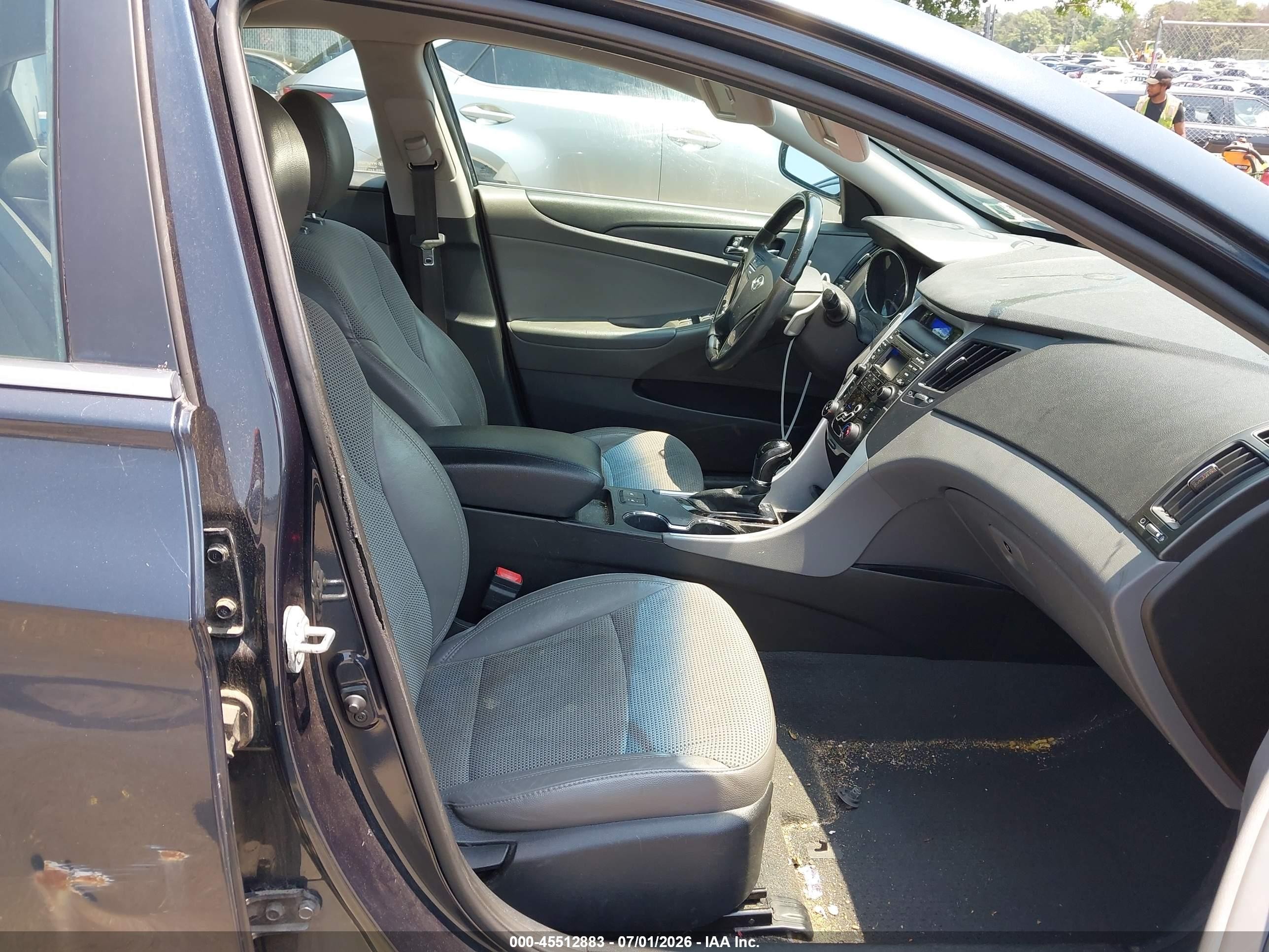 2013 Hyundai Sonata Se Black vin: 5NPEC4ACXDH672718