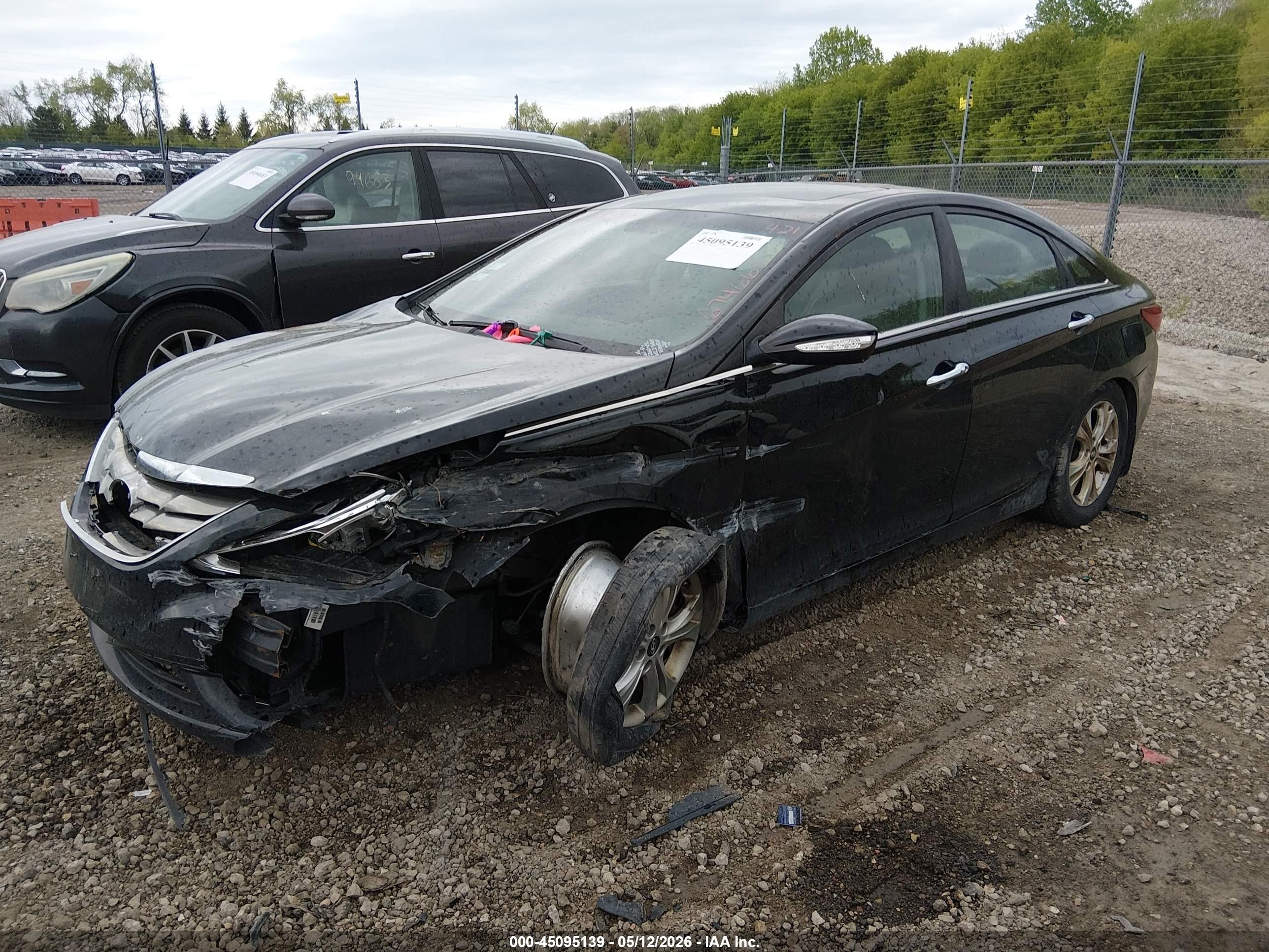 2013 Hyundai Sonata Limited Black vin: 5NPEC4ACXDH674663
