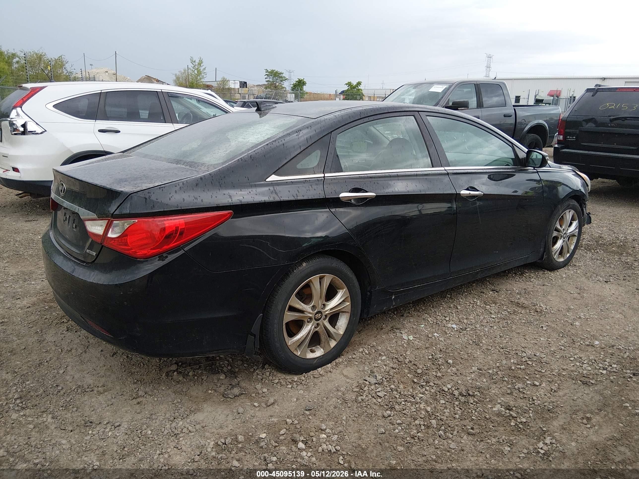2013 Hyundai Sonata Limited Black vin: 5NPEC4ACXDH674663